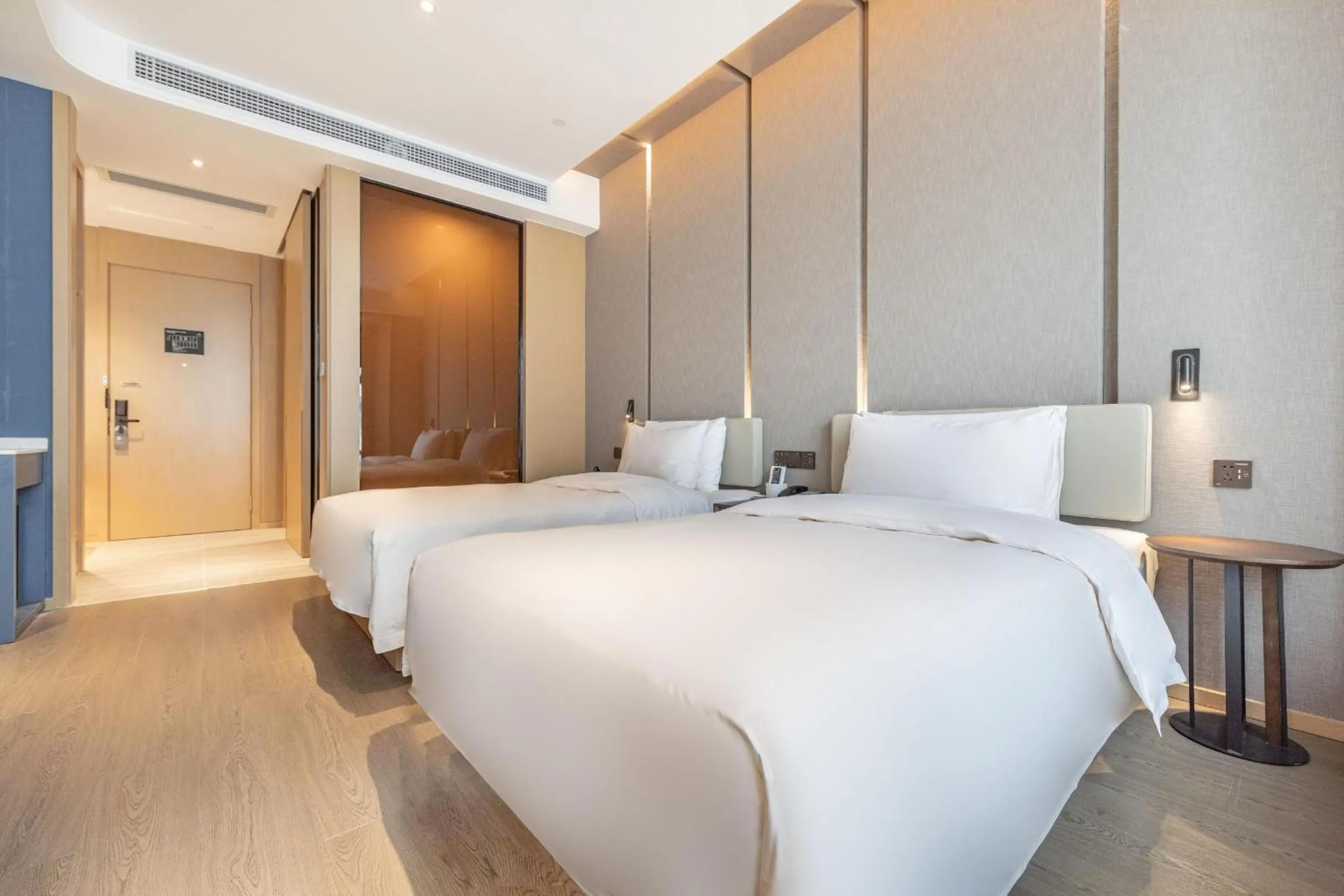 Bed in Atour Hotel Qingyuan Shunying Guangbai