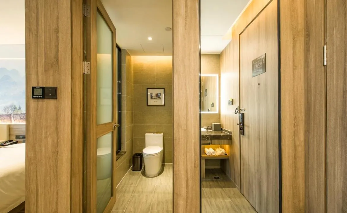 Bed in Atour Hotel Foshan Nanhai Qiandeng Lake Guicheng