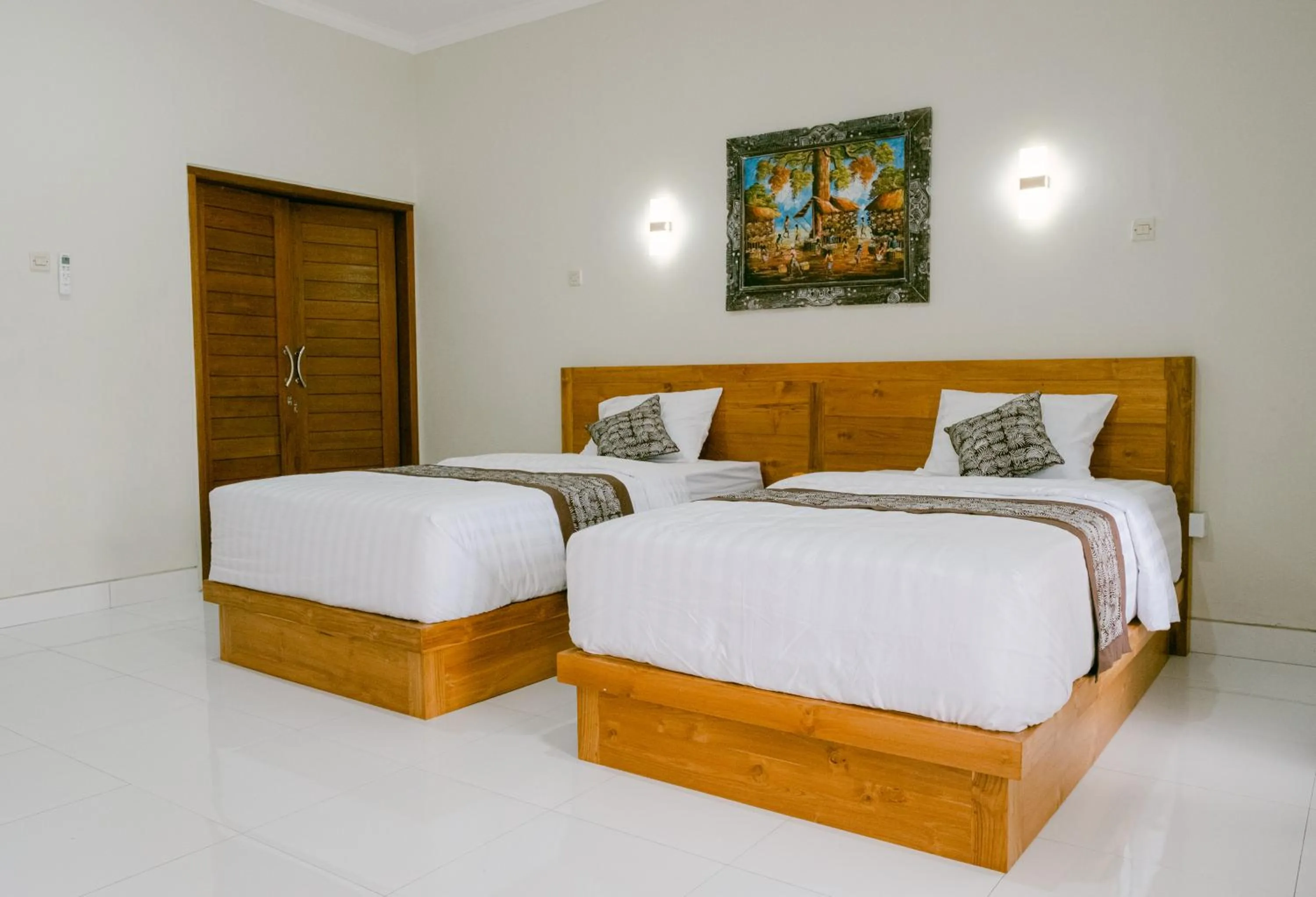 Bed in Sriwedari House Keramas