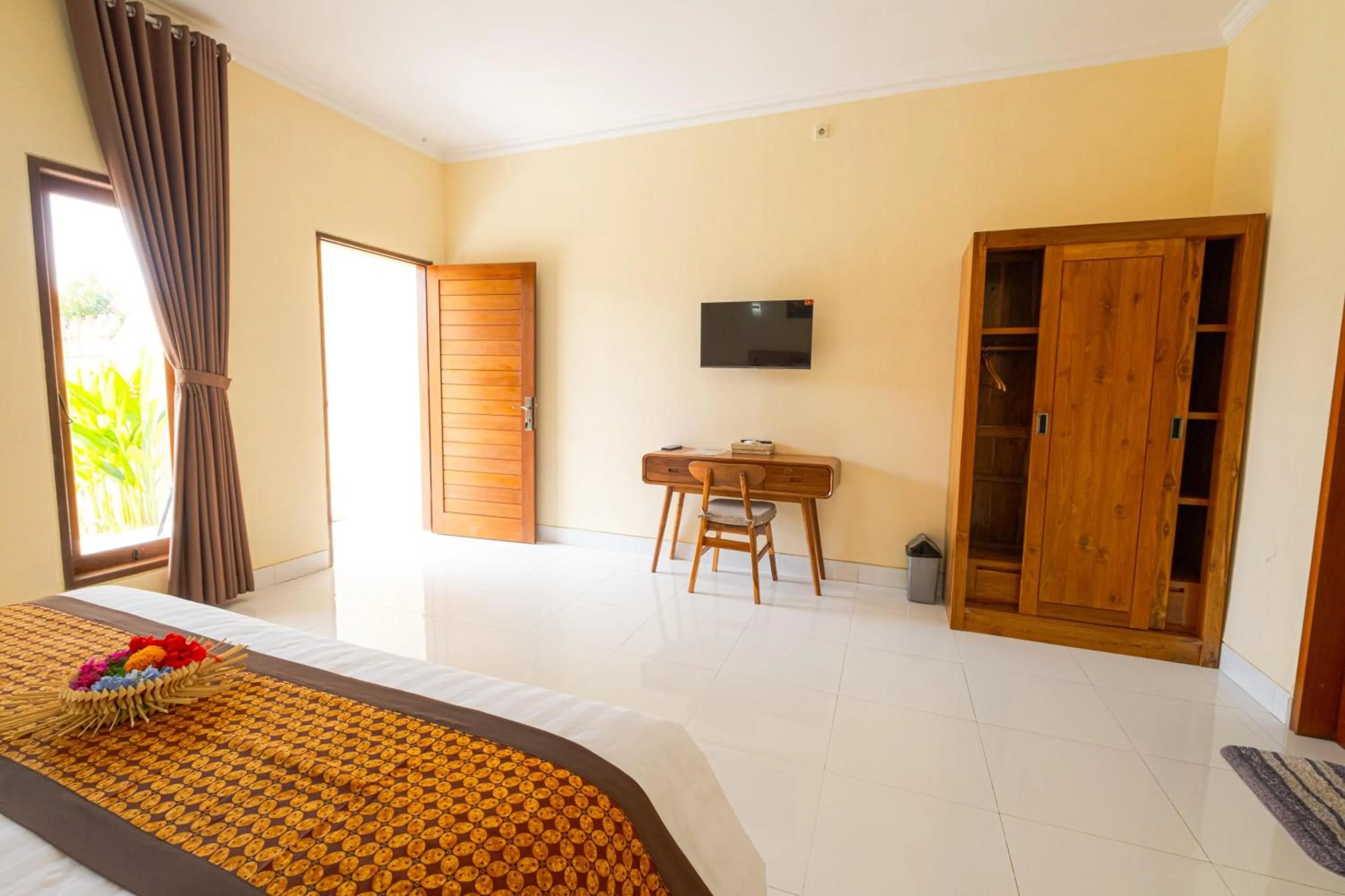 Bed in Sriwedari House Keramas