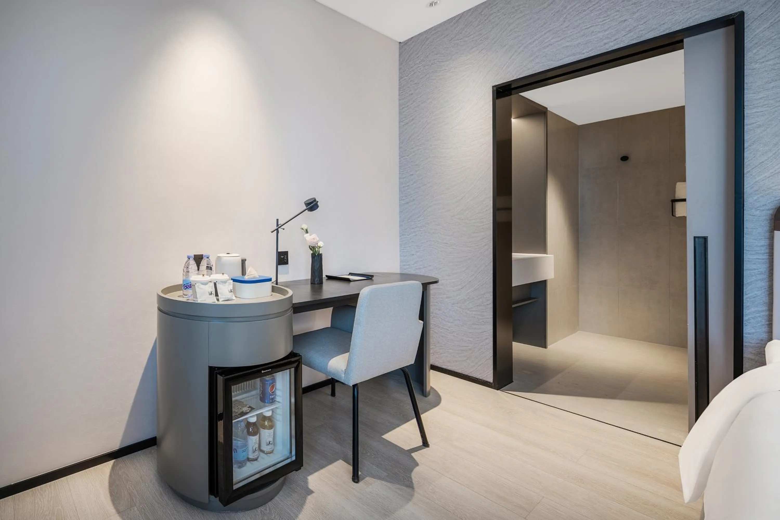 Bed in Atour Light Hotel Chengdu Shuangliu Airport Jinhua Road