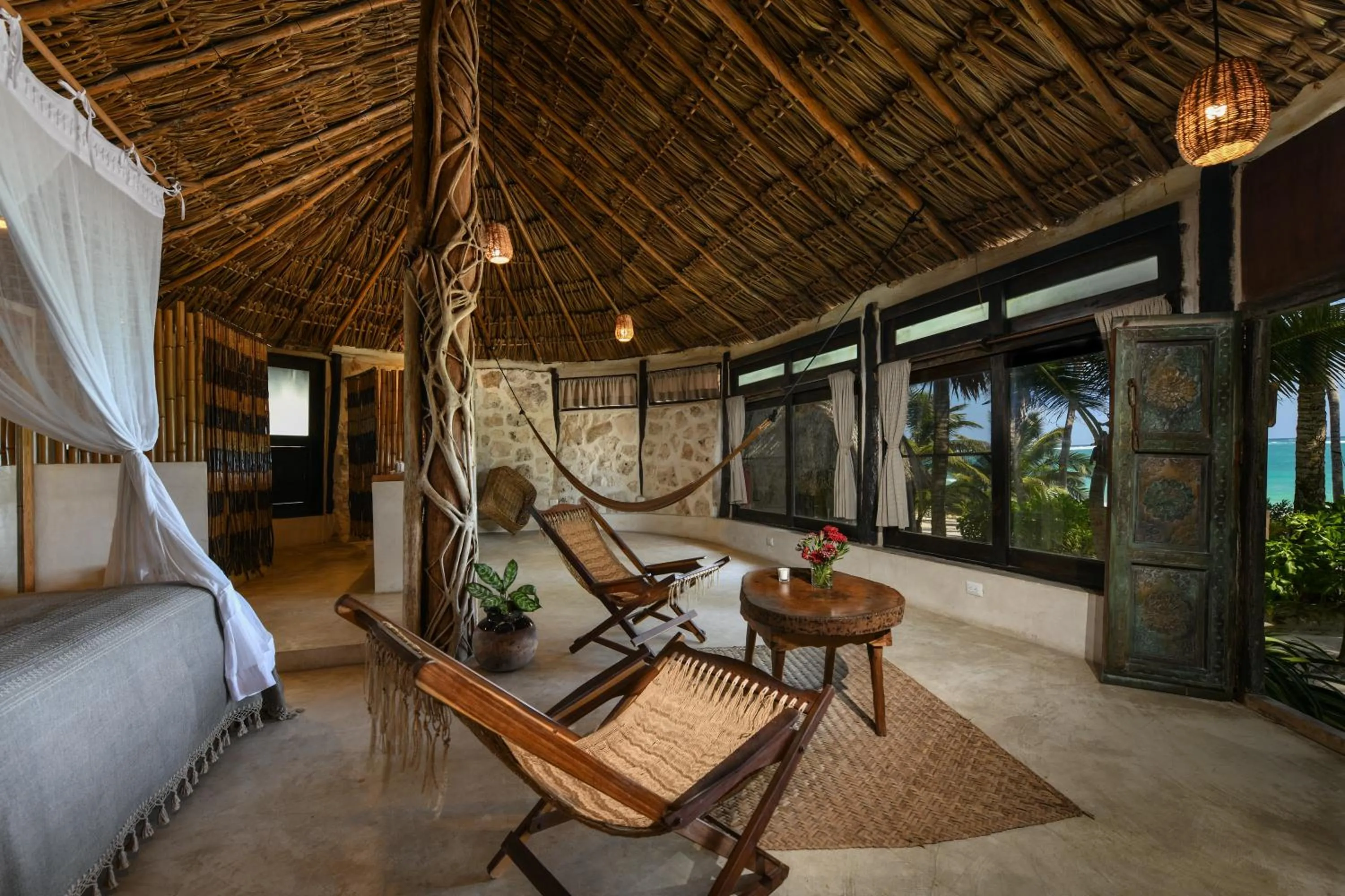 Photo of the whole room in Diamante K - Inside Tulum National Park