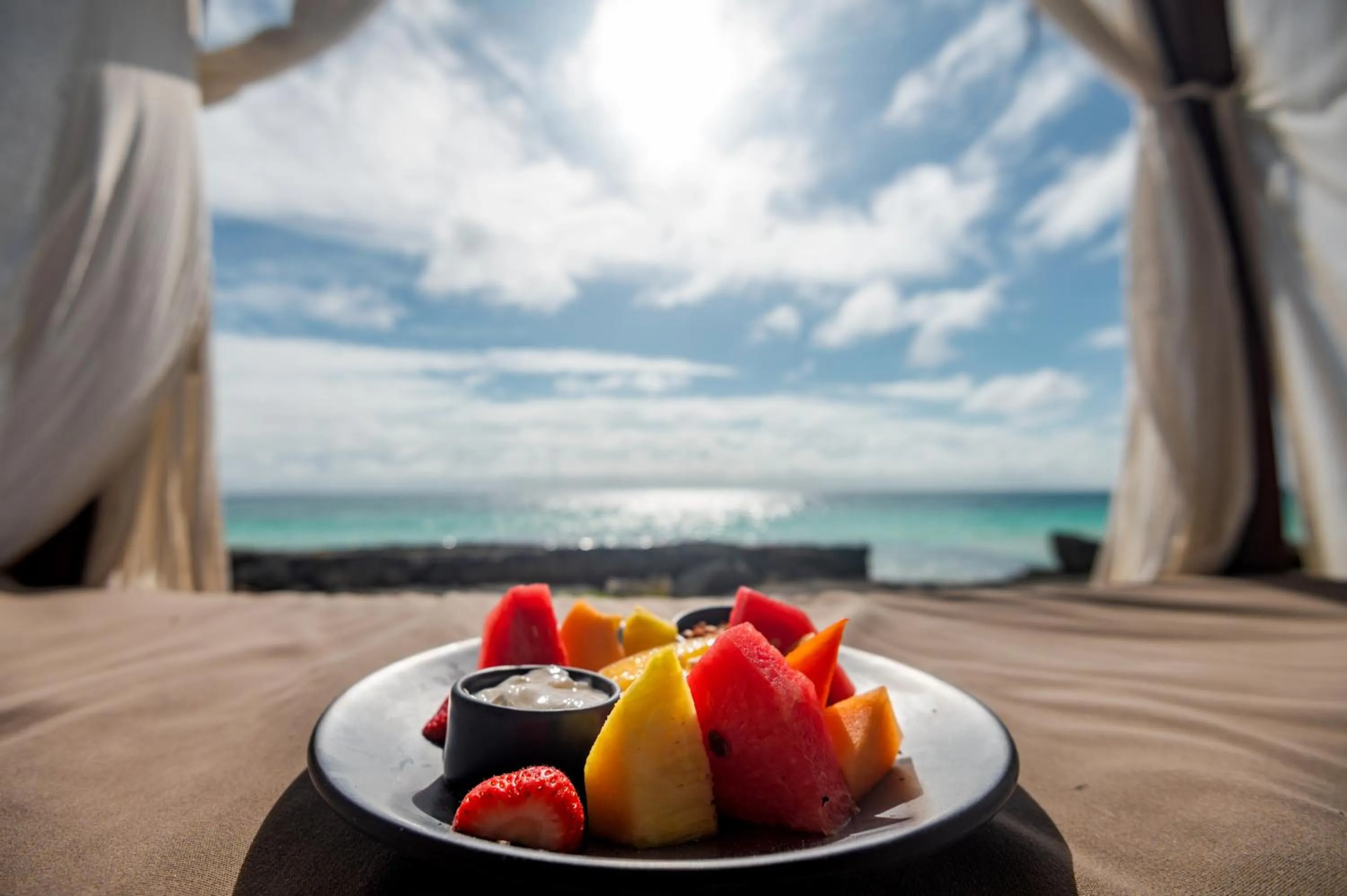 Breakfast in Diamante K - Inside Tulum National Park