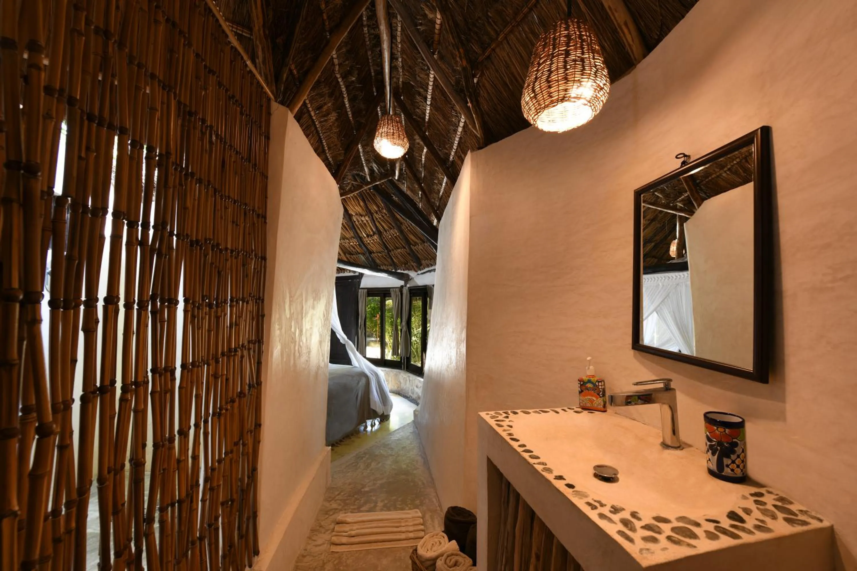 Bathroom in Diamante K - Inside Tulum National Park