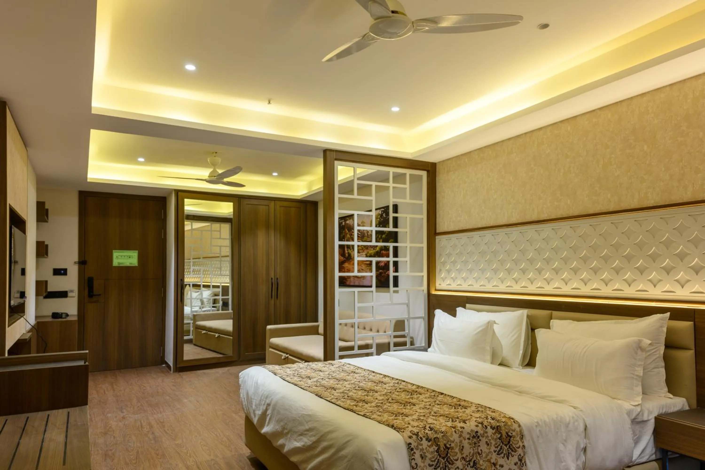 Bed in Hotel Mivaante