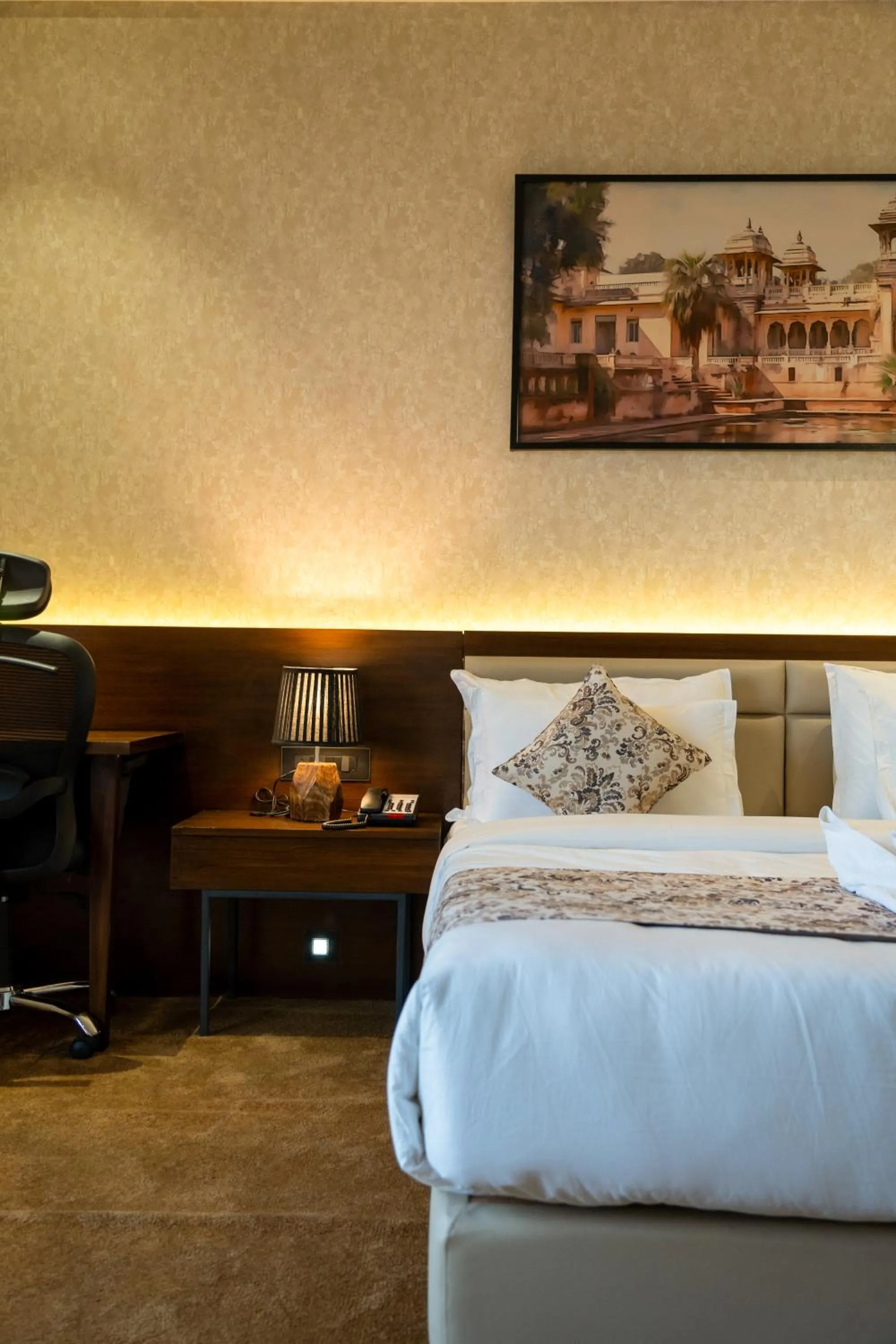 Bed in Hotel Mivaante