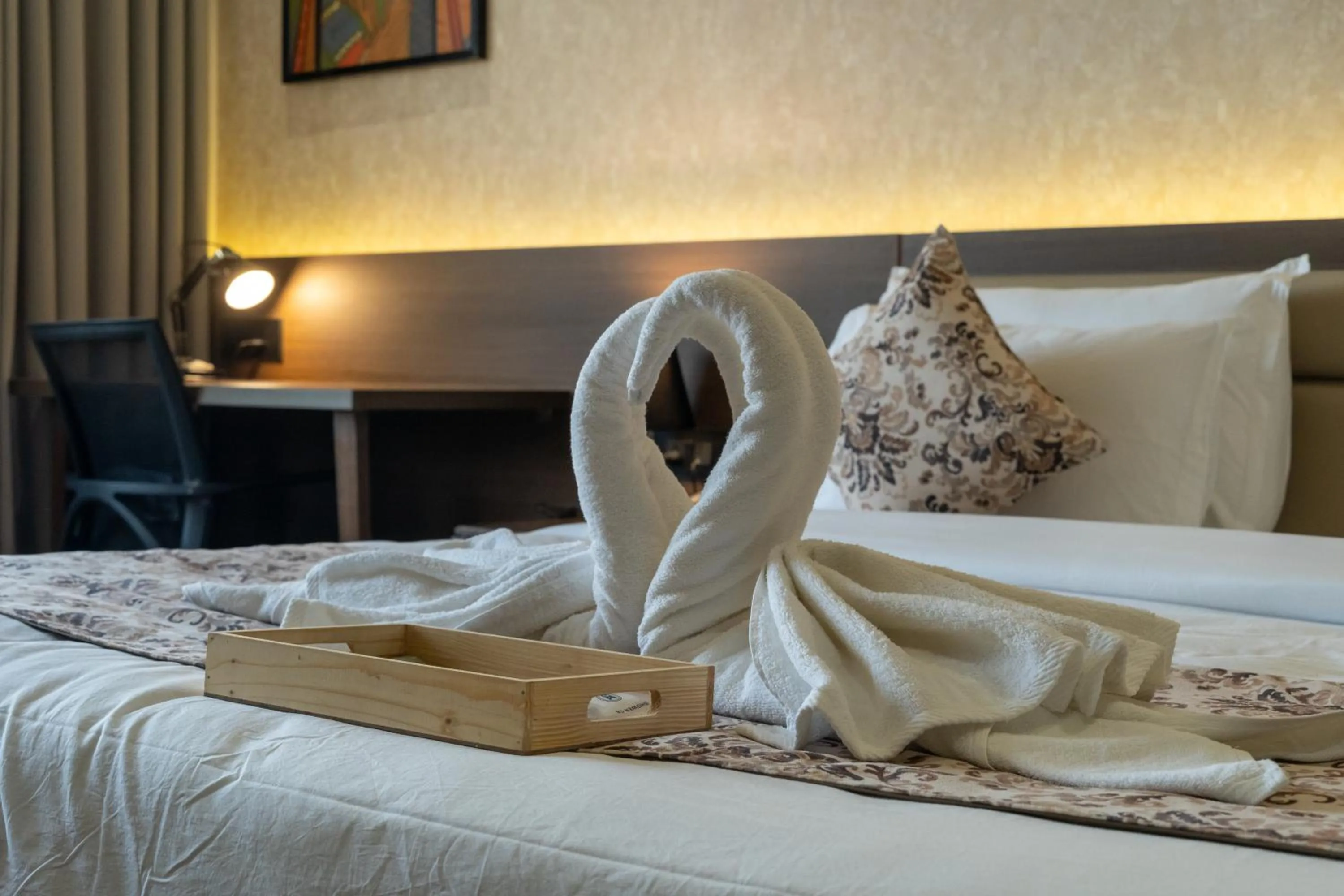 Bed in Hotel Mivaante