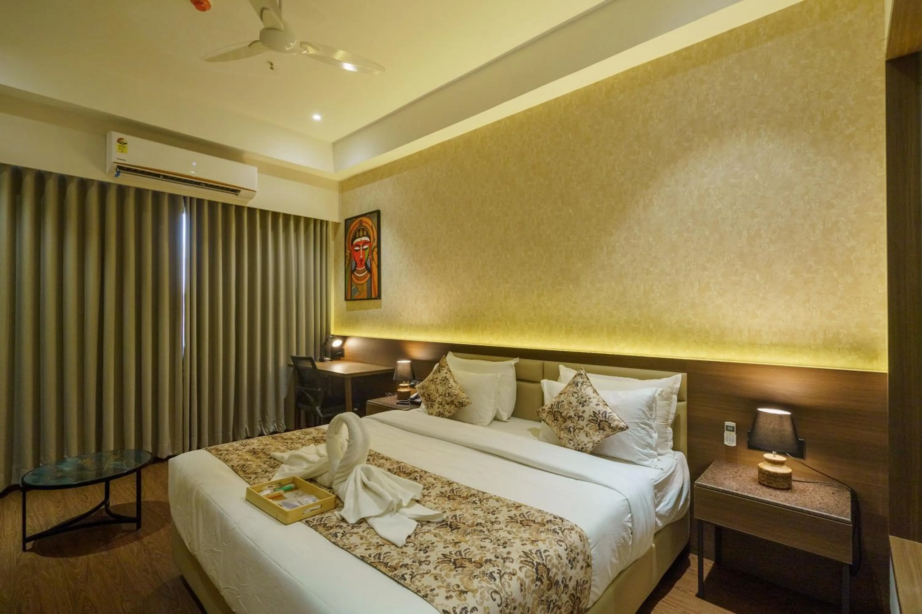 Bed in Hotel Mivaante