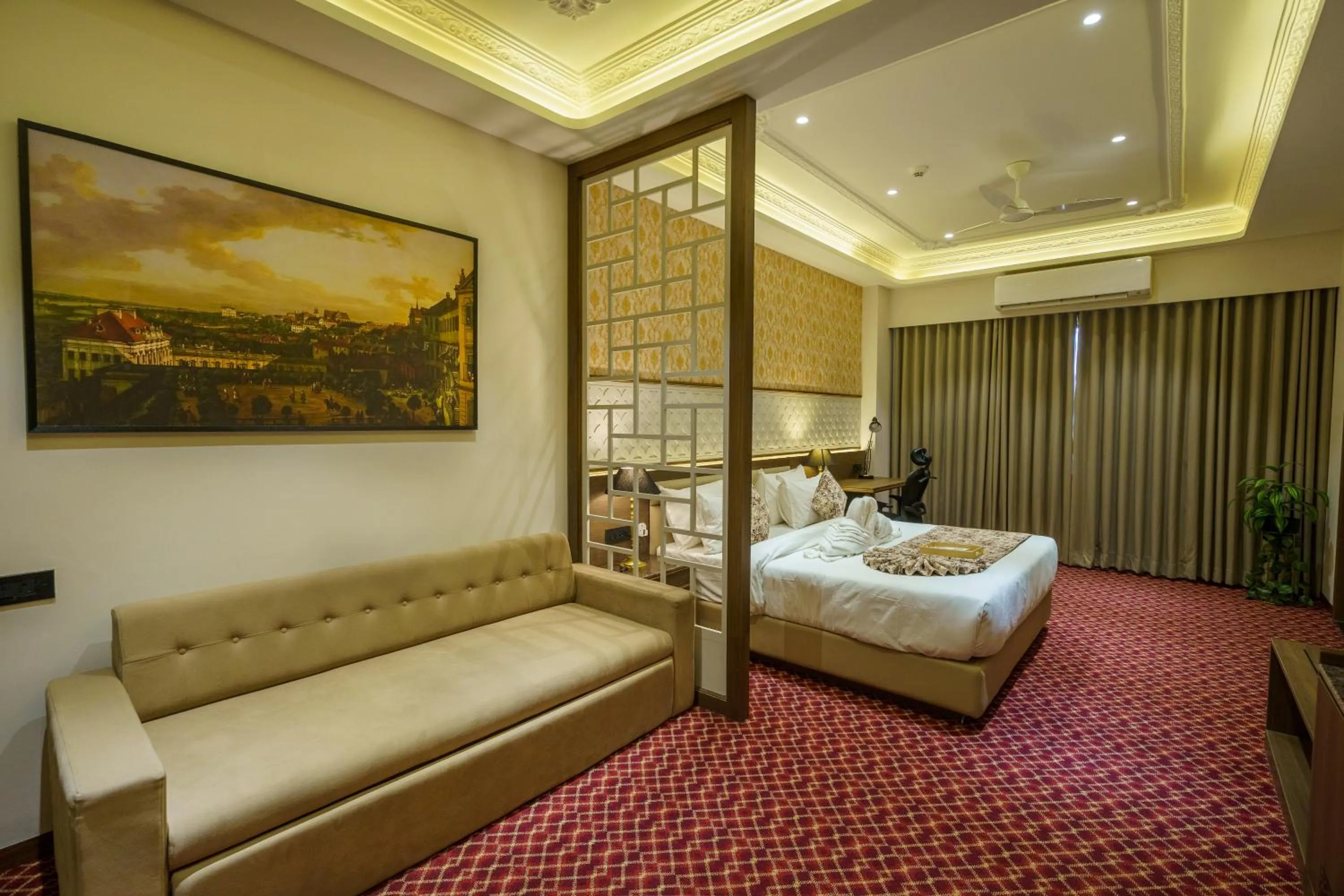 Bed in Hotel Mivaante