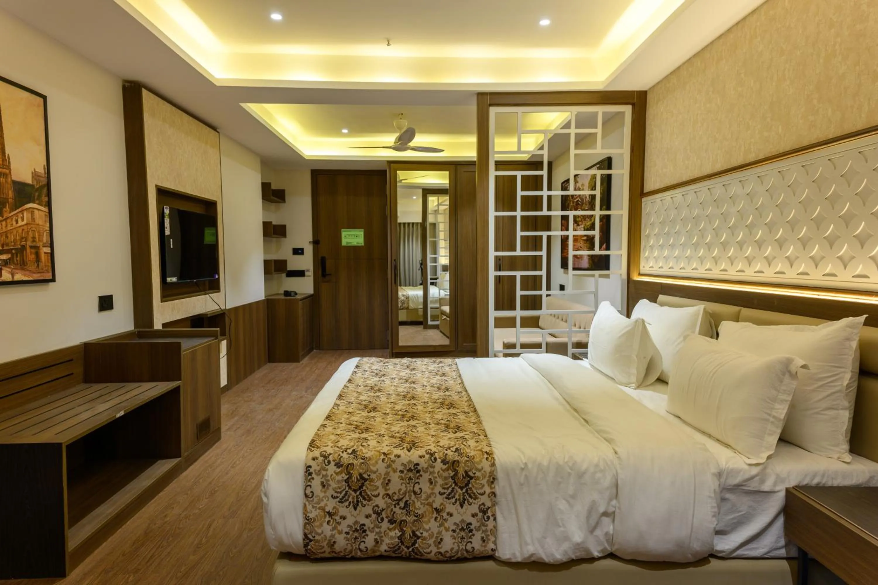 Bed in Hotel Mivaante