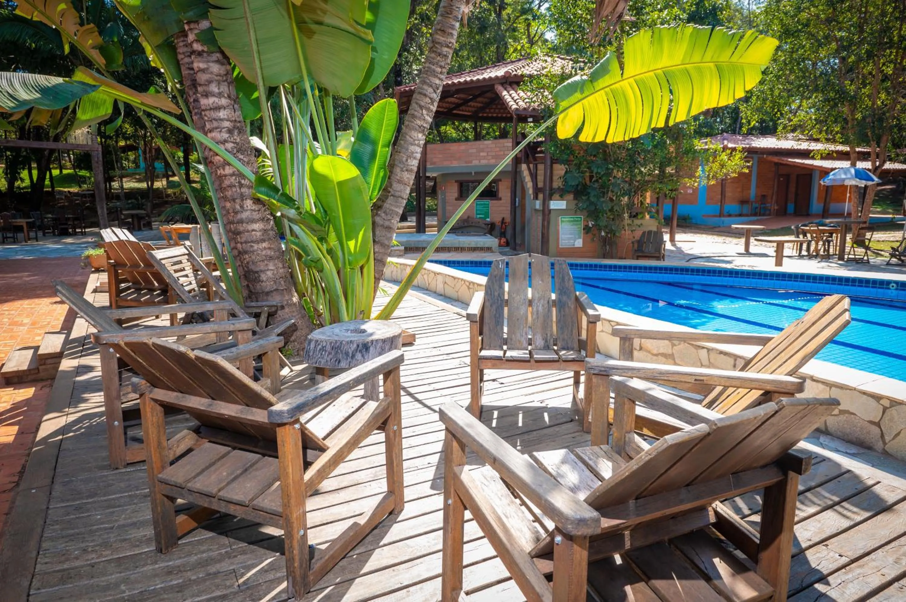 Patio in IPÊ Florido Parque Hotel