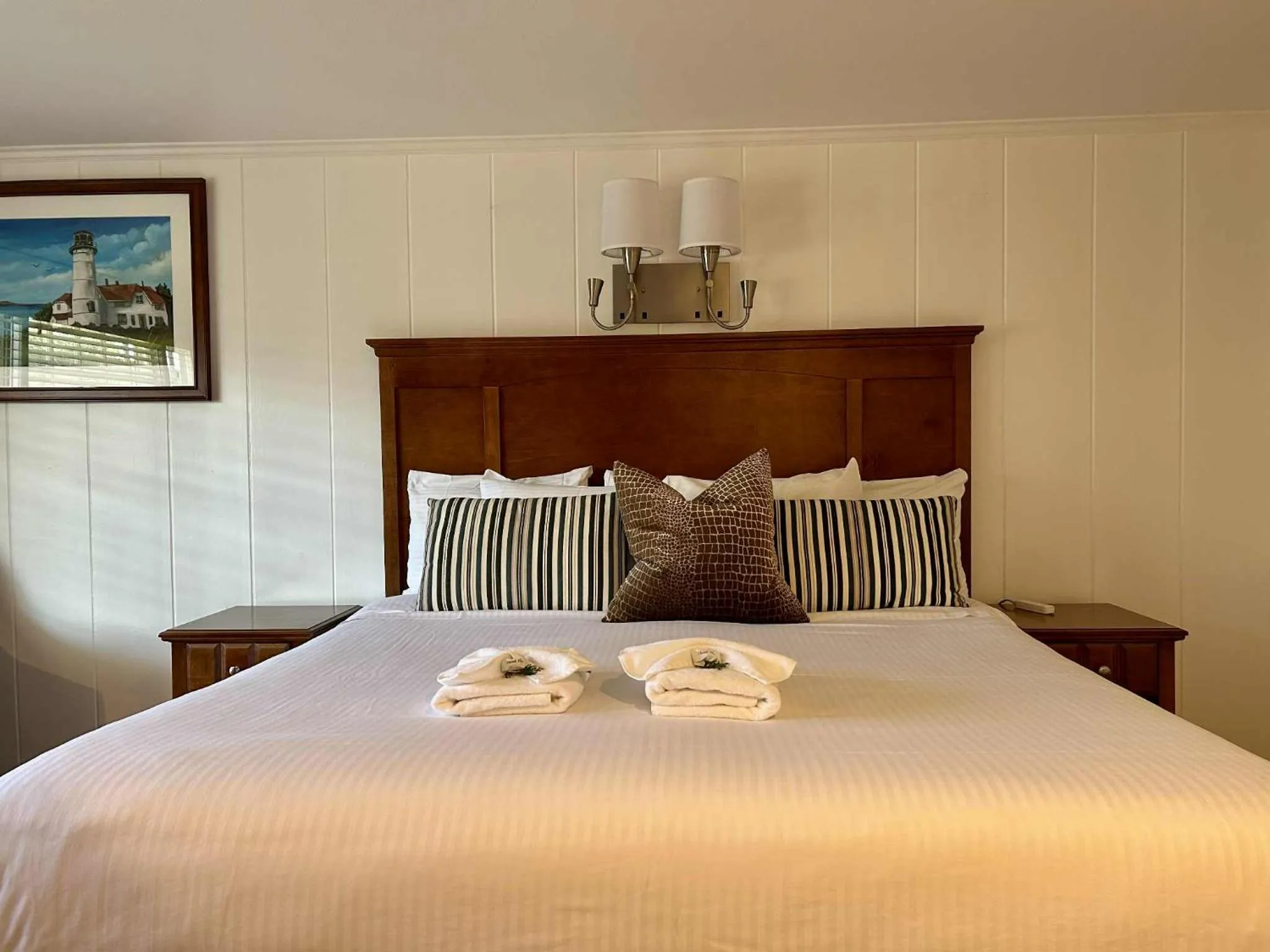 Bed in Cape Cod Veranda