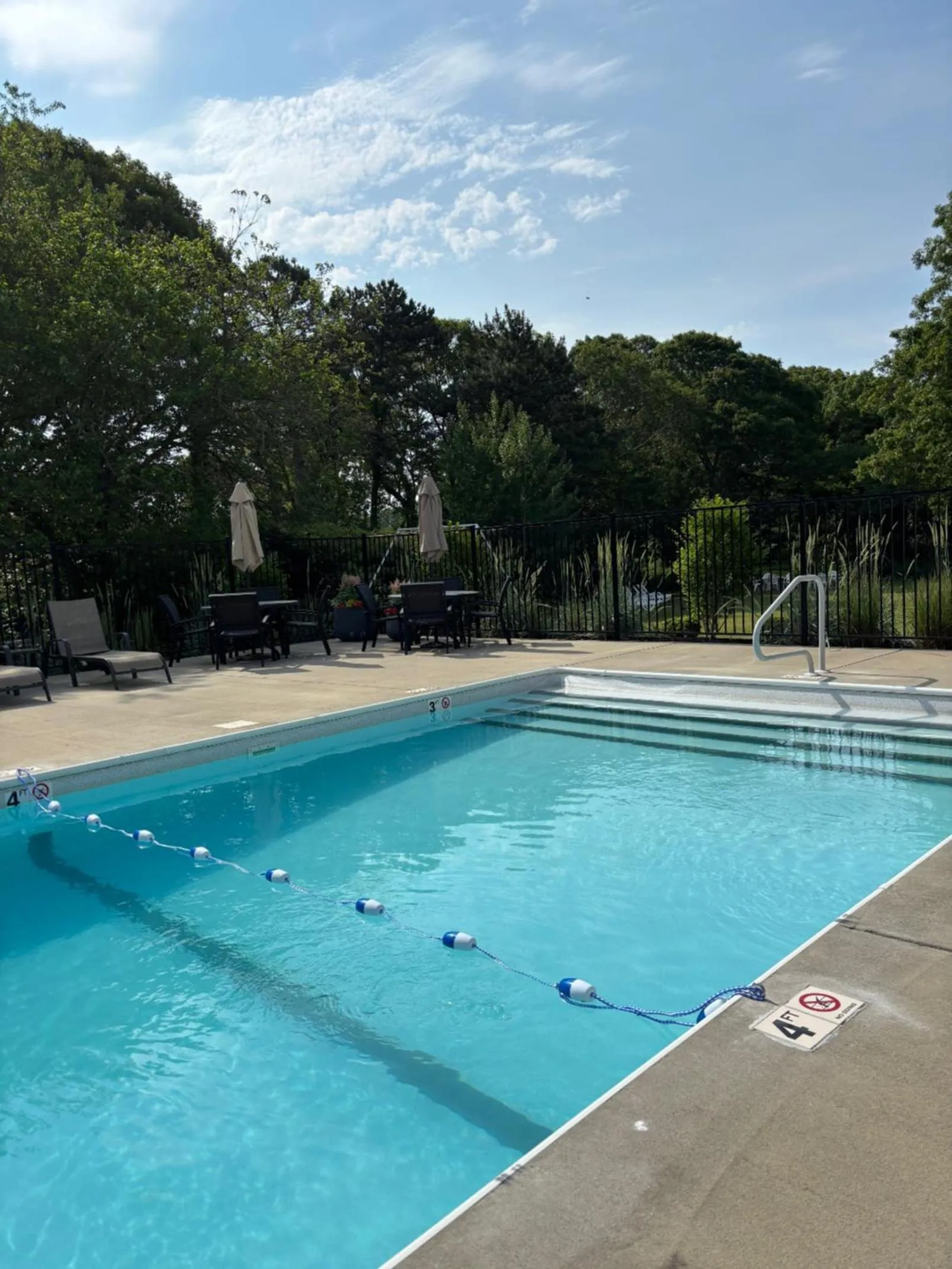 Pool view in Cape Cod Veranda