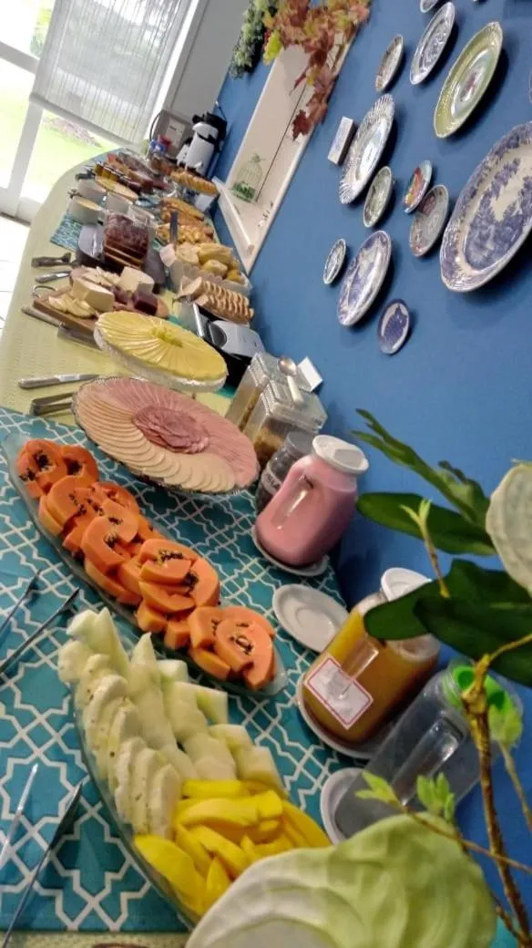 Buffet breakfast in Hotel Porto de Paz - Shantiniketan