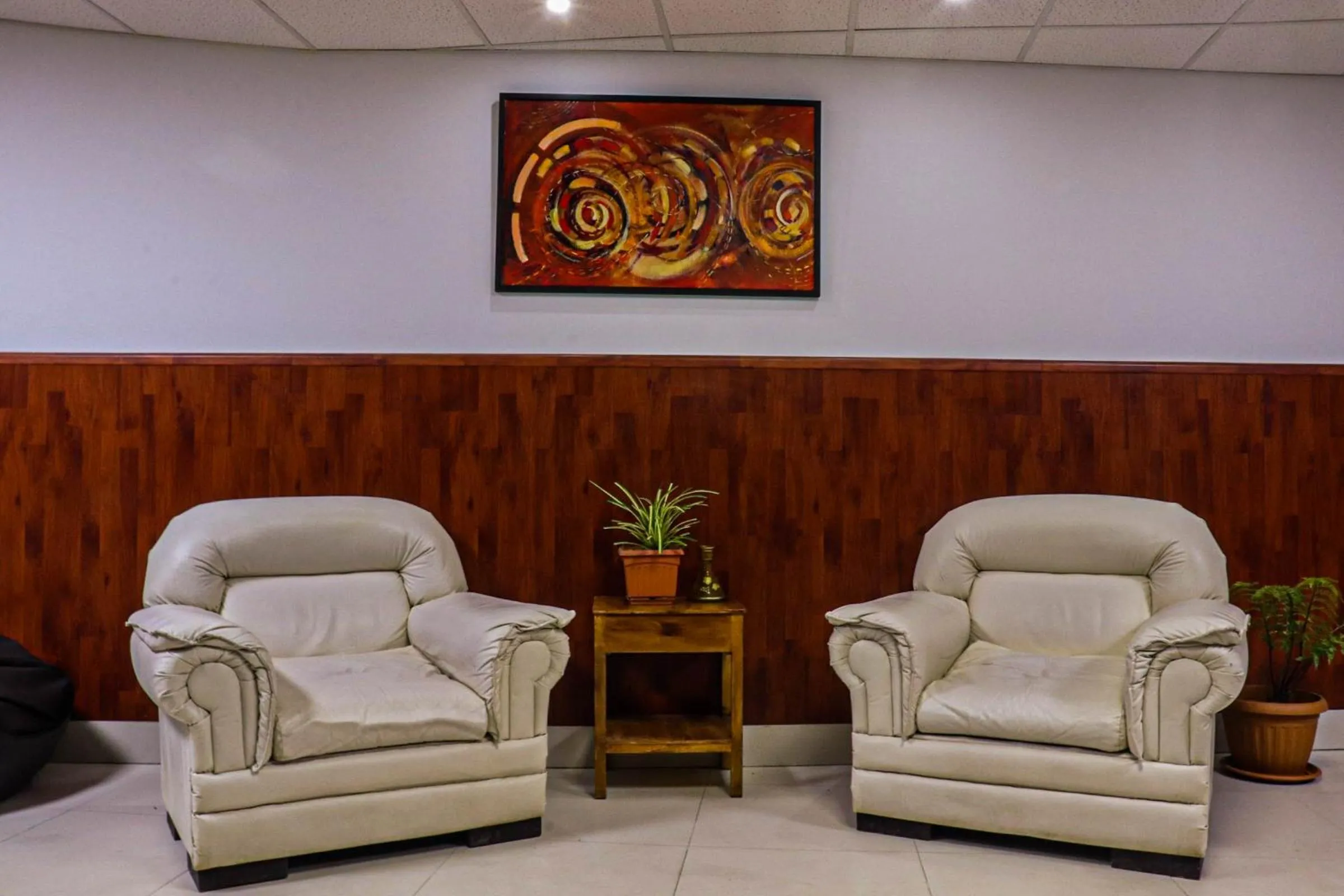 Lobby or reception in Lobo Hostel La Paz