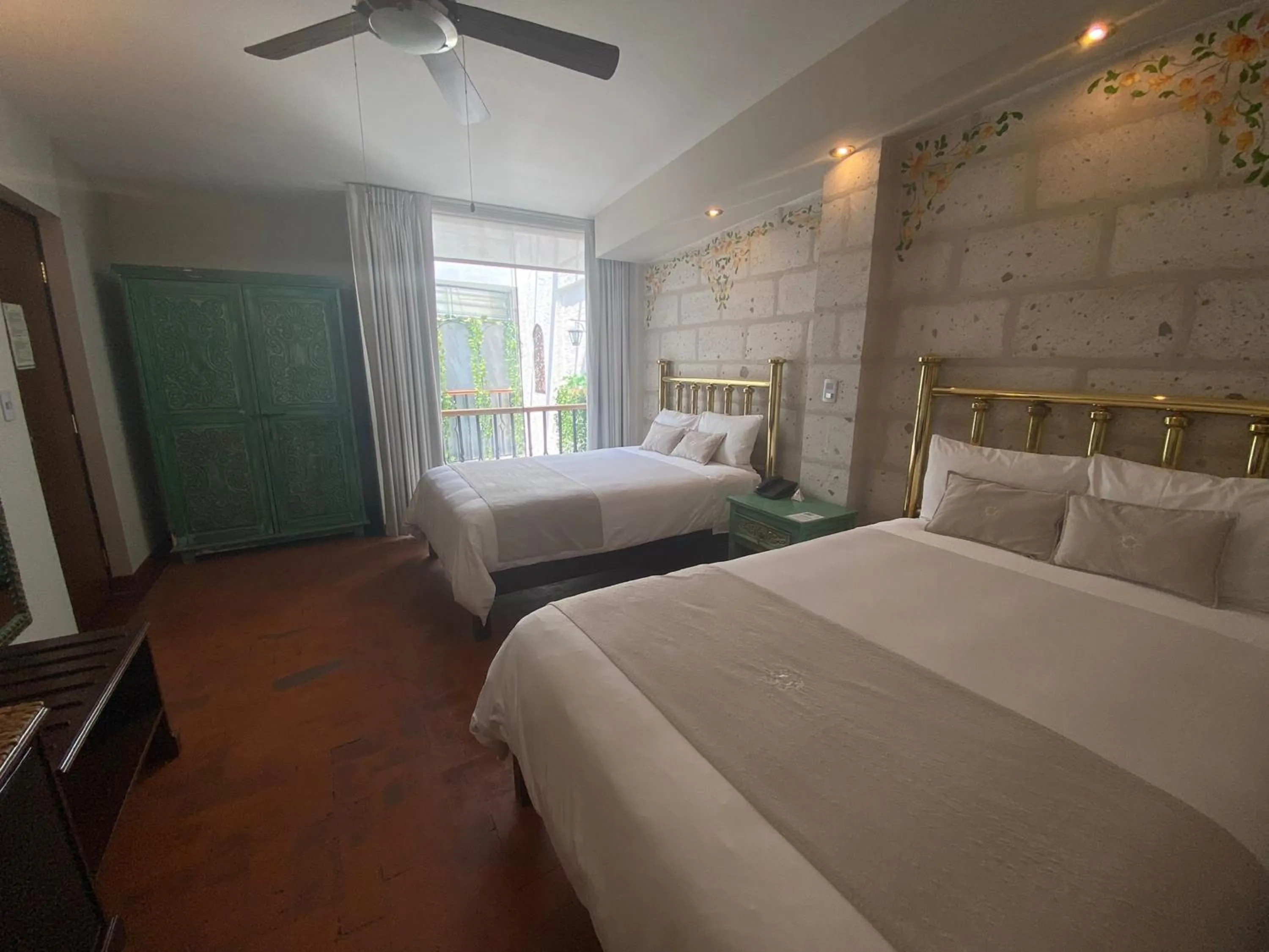 Bed in Katari Hotel at Plaza de Armas