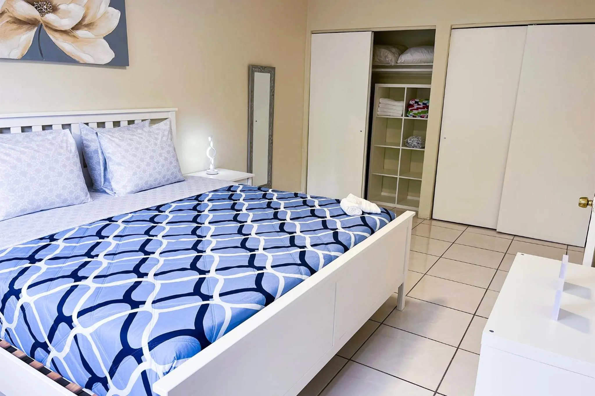 Bed in Sunny Isles Apartments by MiaRentals