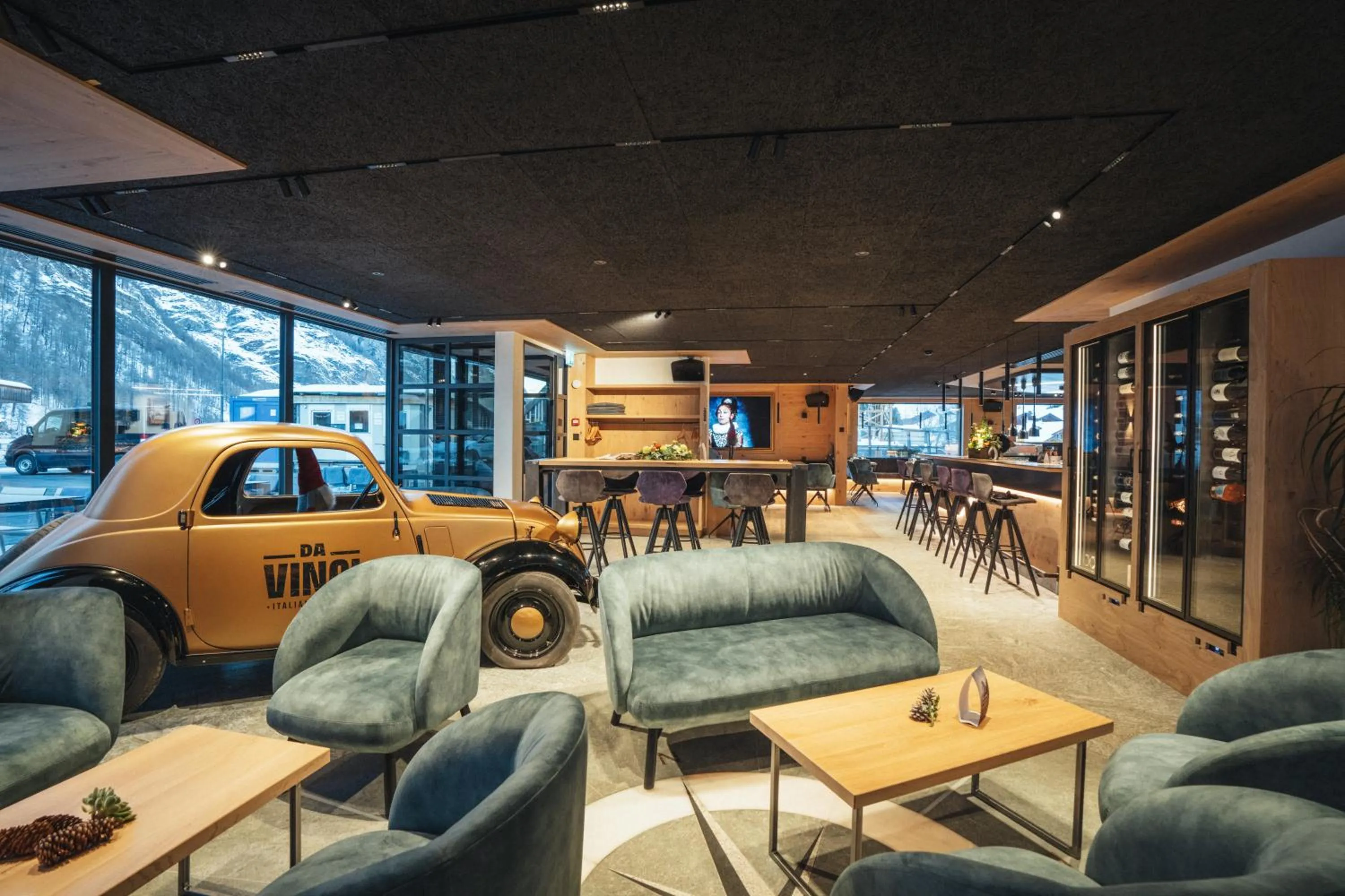 Lobby or reception in Hotel Porta Cervino