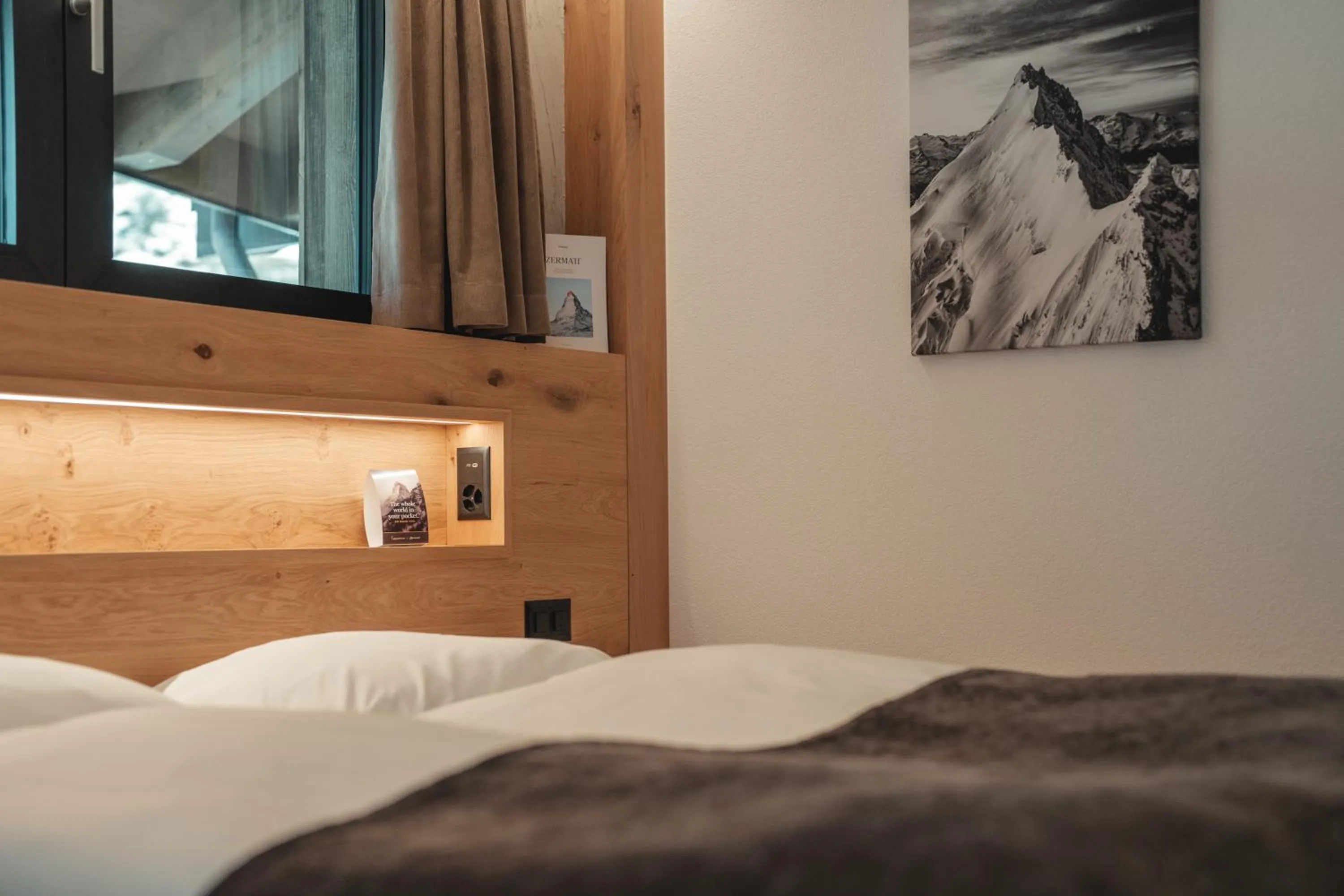 Bed in Hotel Porta Cervino