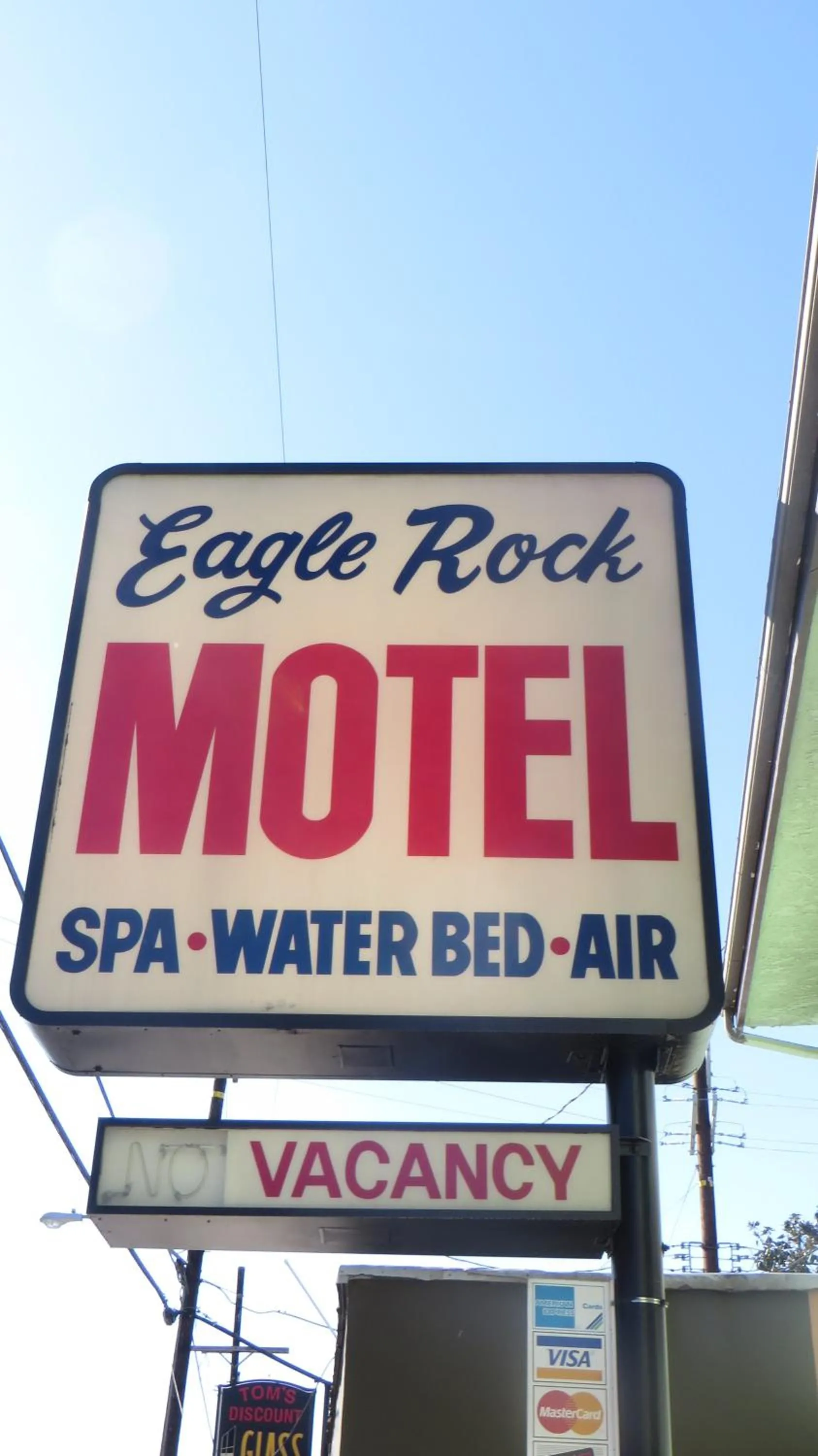 Decorative detail in Eagle Rock Motel