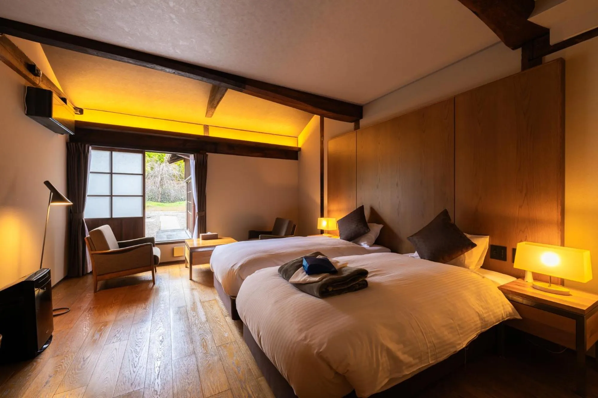 Photo of the whole room, Bed in PAYSAGE MORIGUCHI