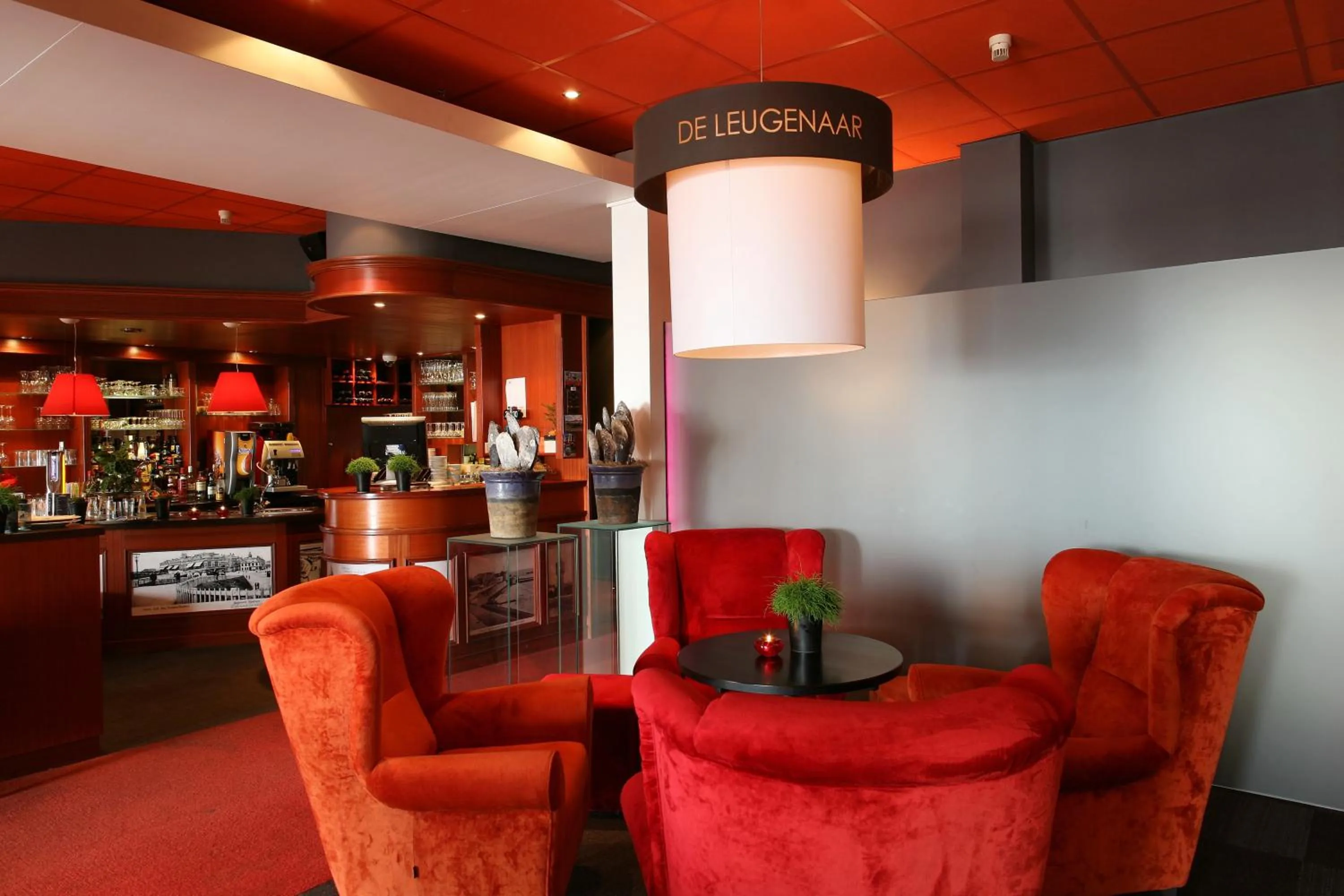 Lounge or bar in Hotel De Leugenaar