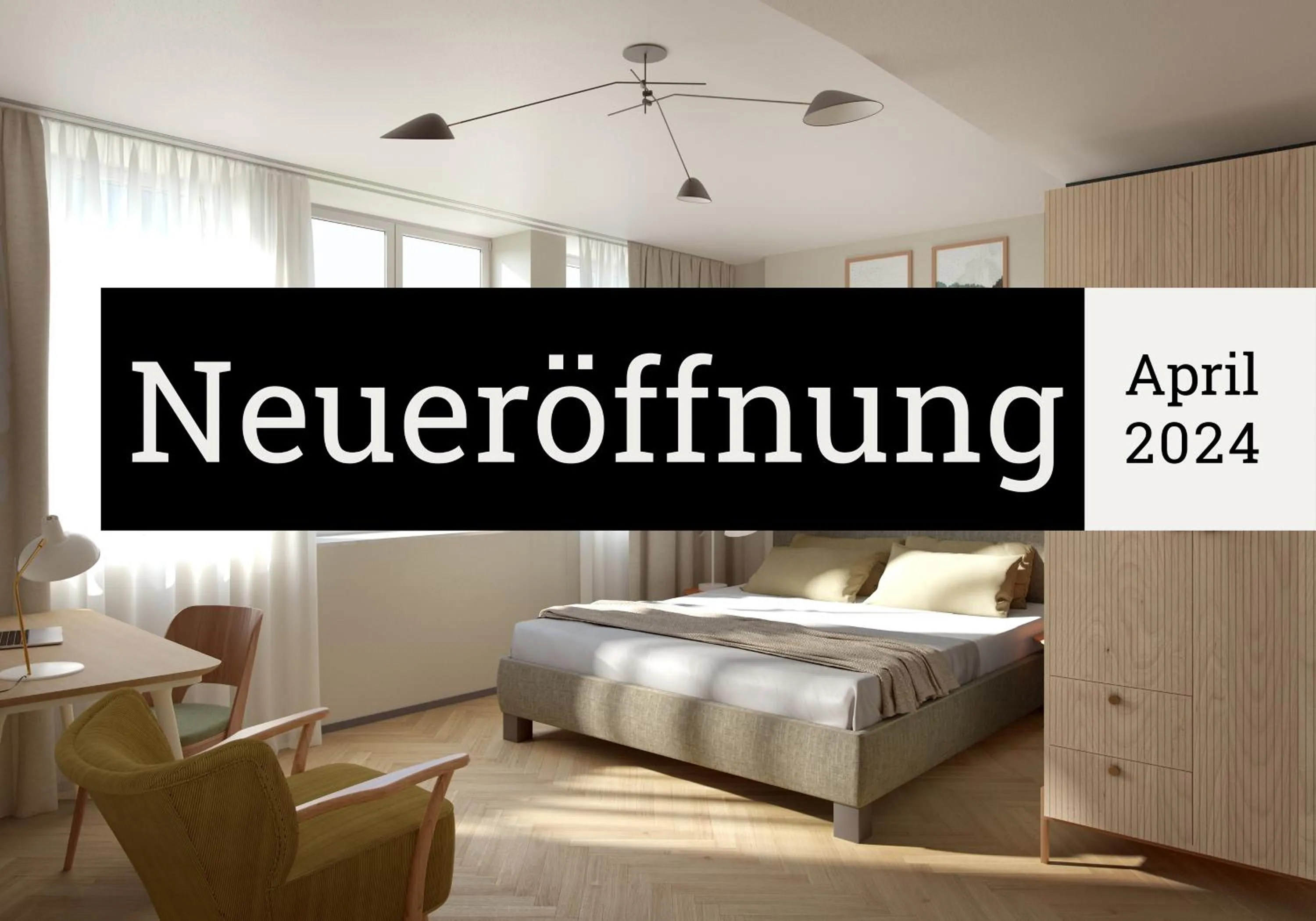 Bed in Hood House Kassel - volldigitales Serviced Apartment