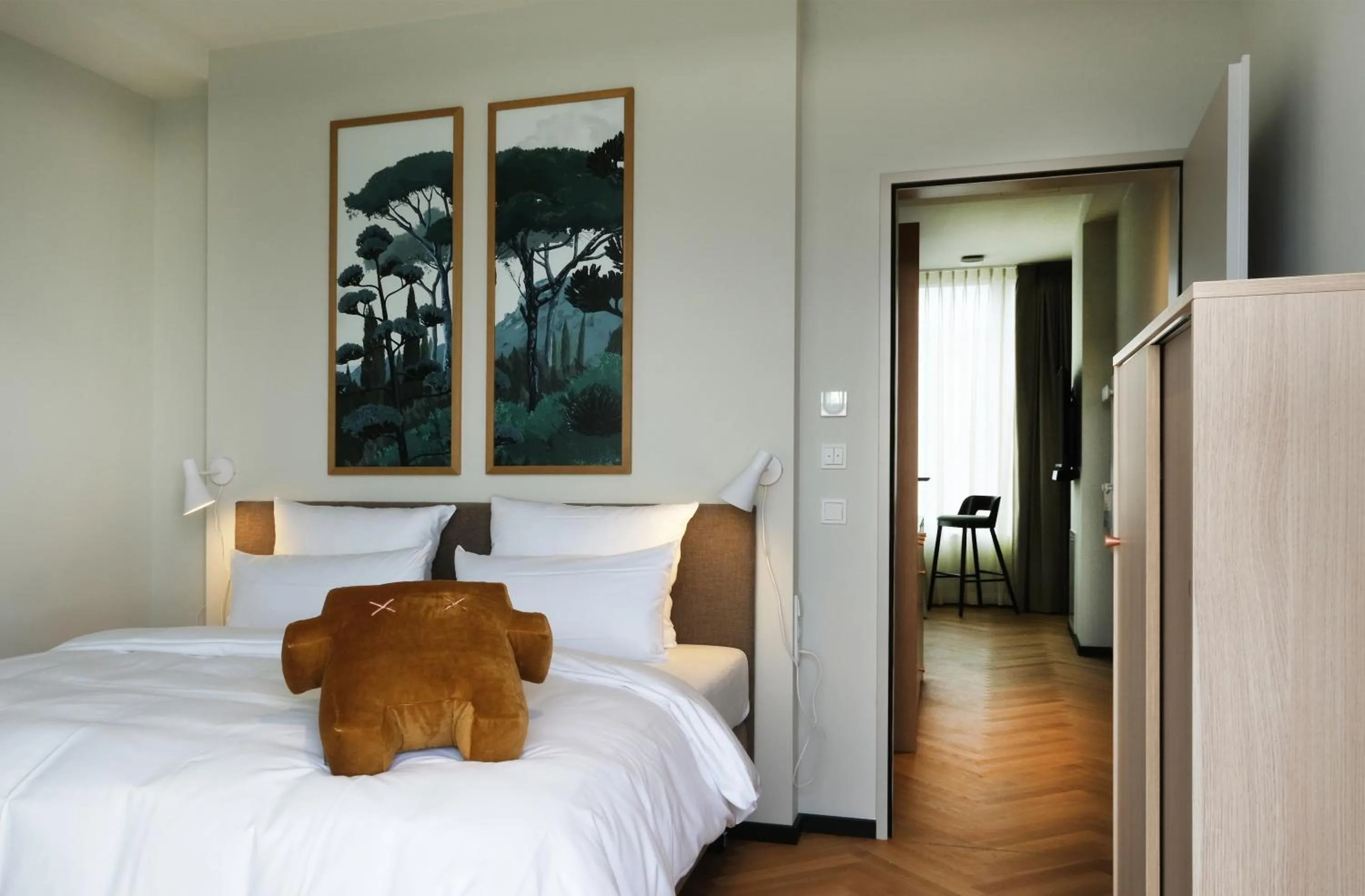 Bed in Hood House Kassel - volldigitales Serviced Apartment