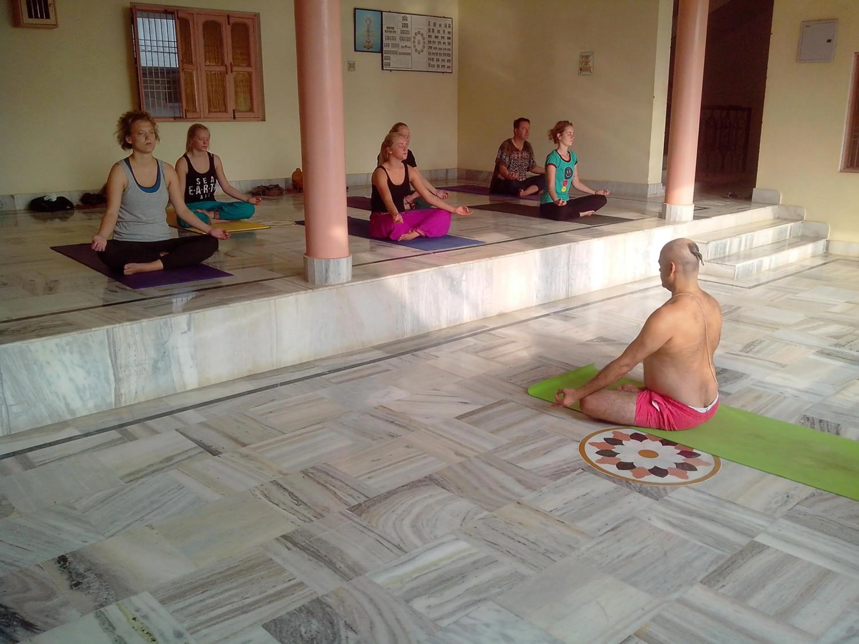 Fitness centre/facilities in Sri Yoga Mandir