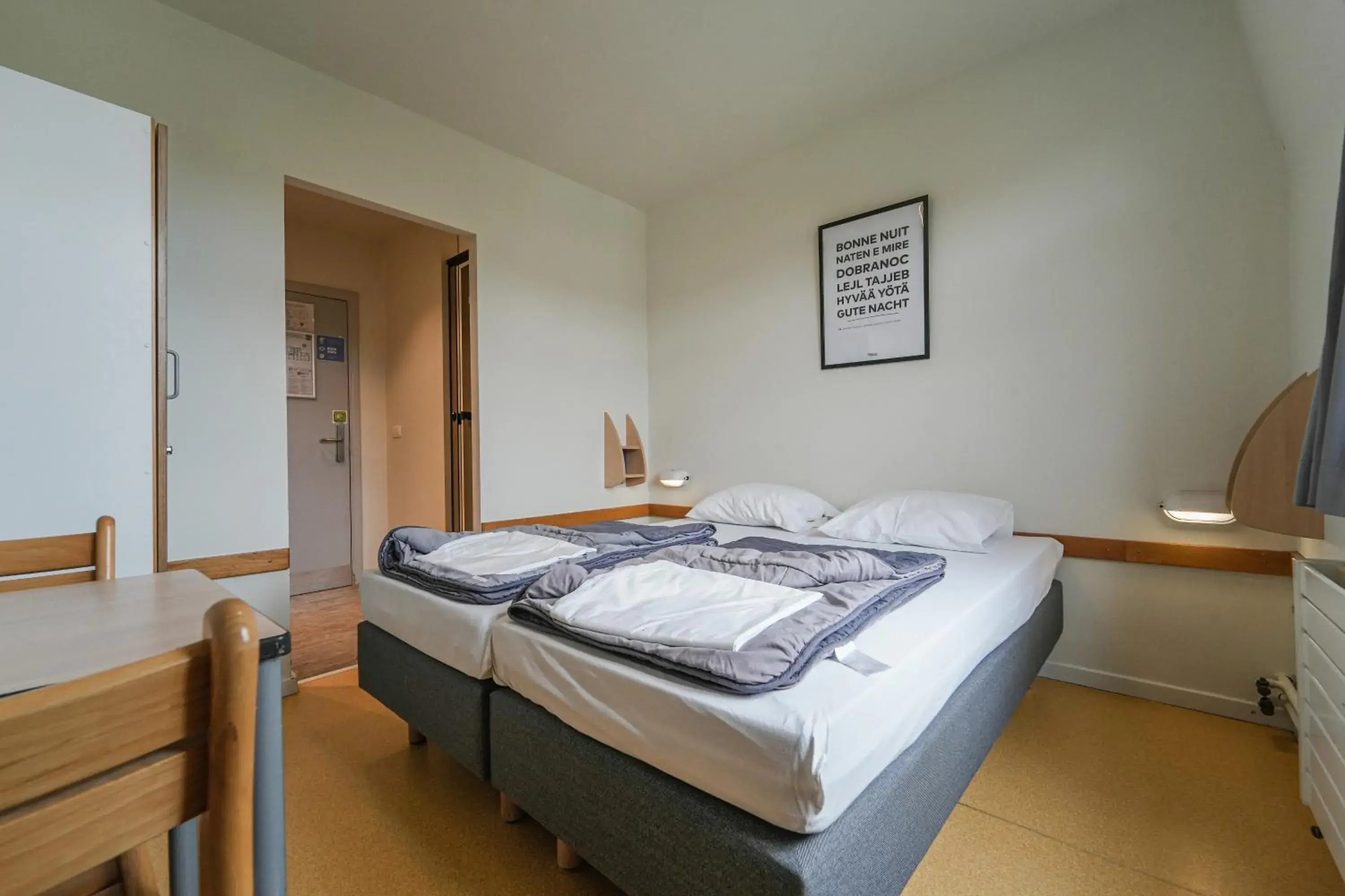 Twin Room in Auberge de Jeunesse de Bouillon Twin Room in Auberge de Jeunesse de Bouillon