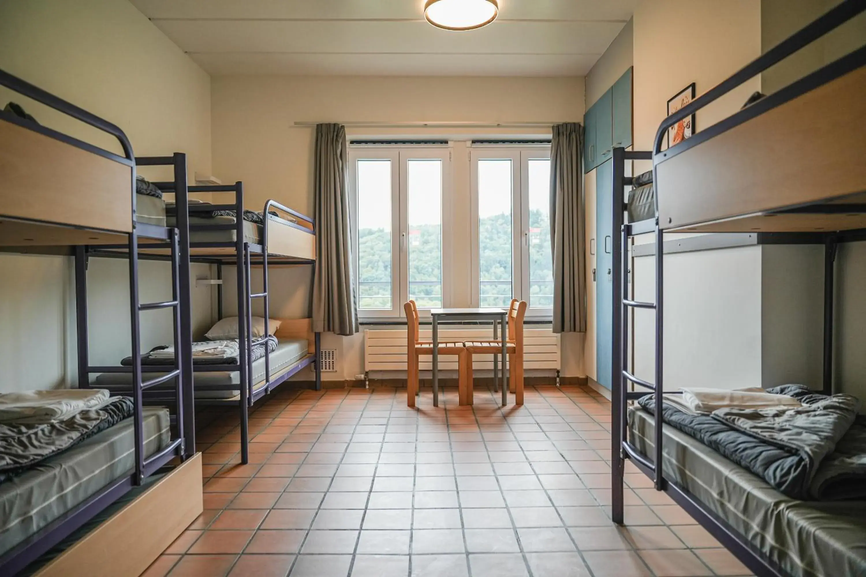 Bunk Bed in Female Dormitory Room in Auberge de Jeunesse de Bouillon Bunk Bed in Female Dormitory Room in Auberge de Jeunesse de Bouillon