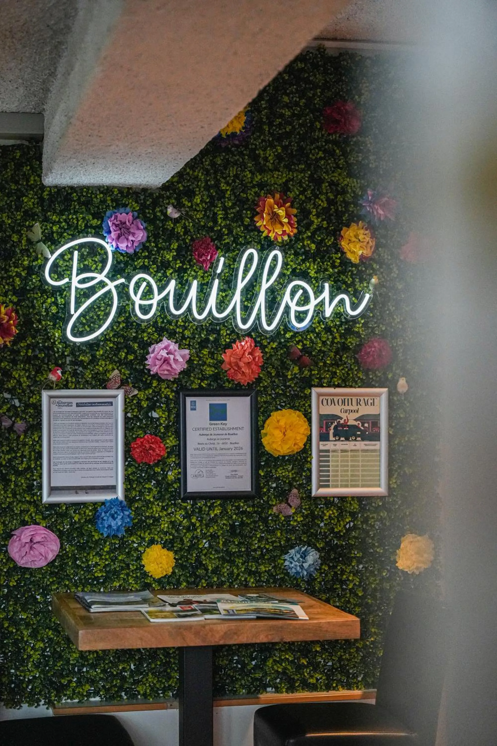 Lobby or reception in Auberge de Jeunesse de Bouillon
