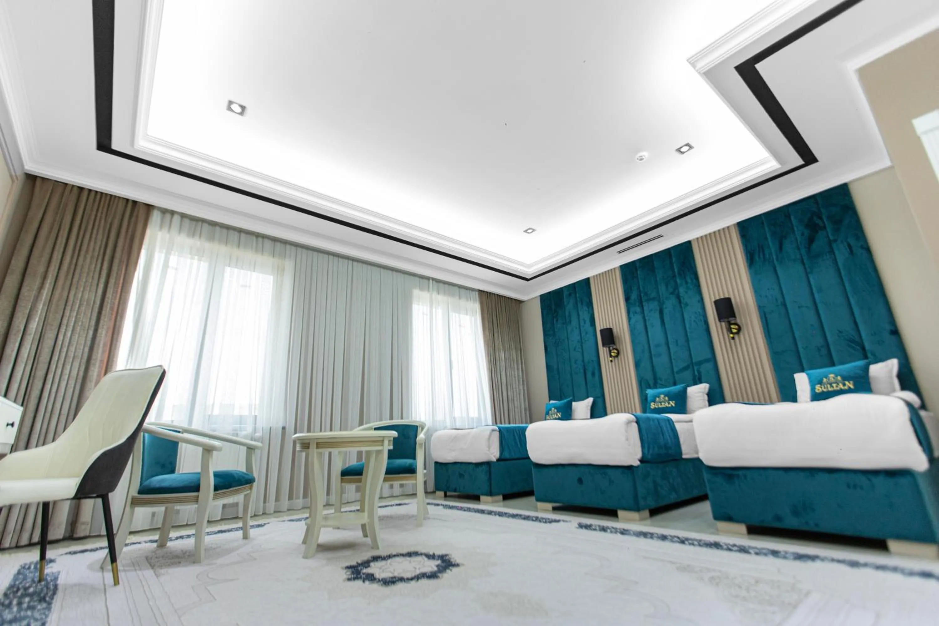 Bed in HOTEL SULTAN PALACE