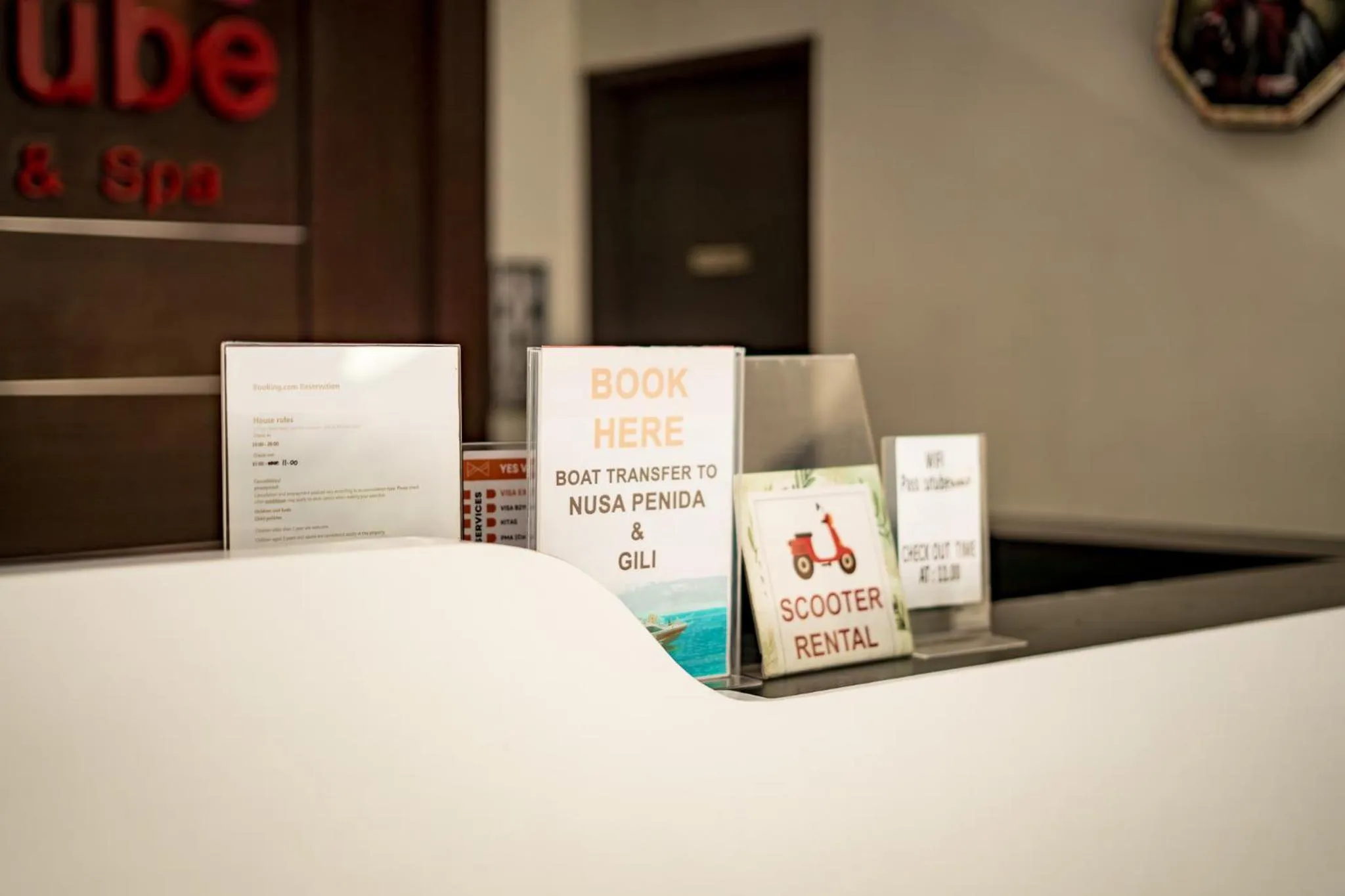 Lobby or reception in U Tube Hotel