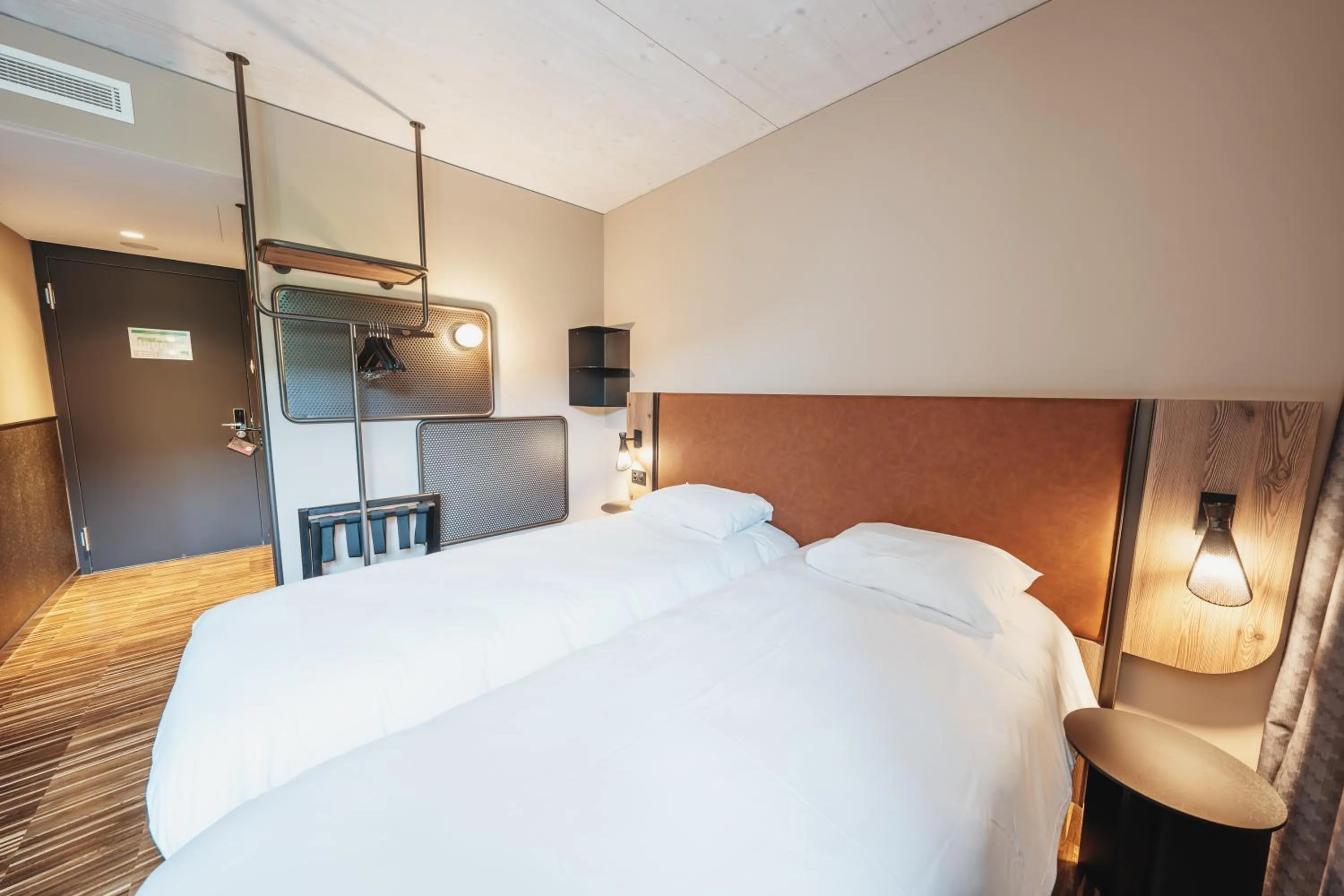 Bed in Hota Hotel Saint-Imier