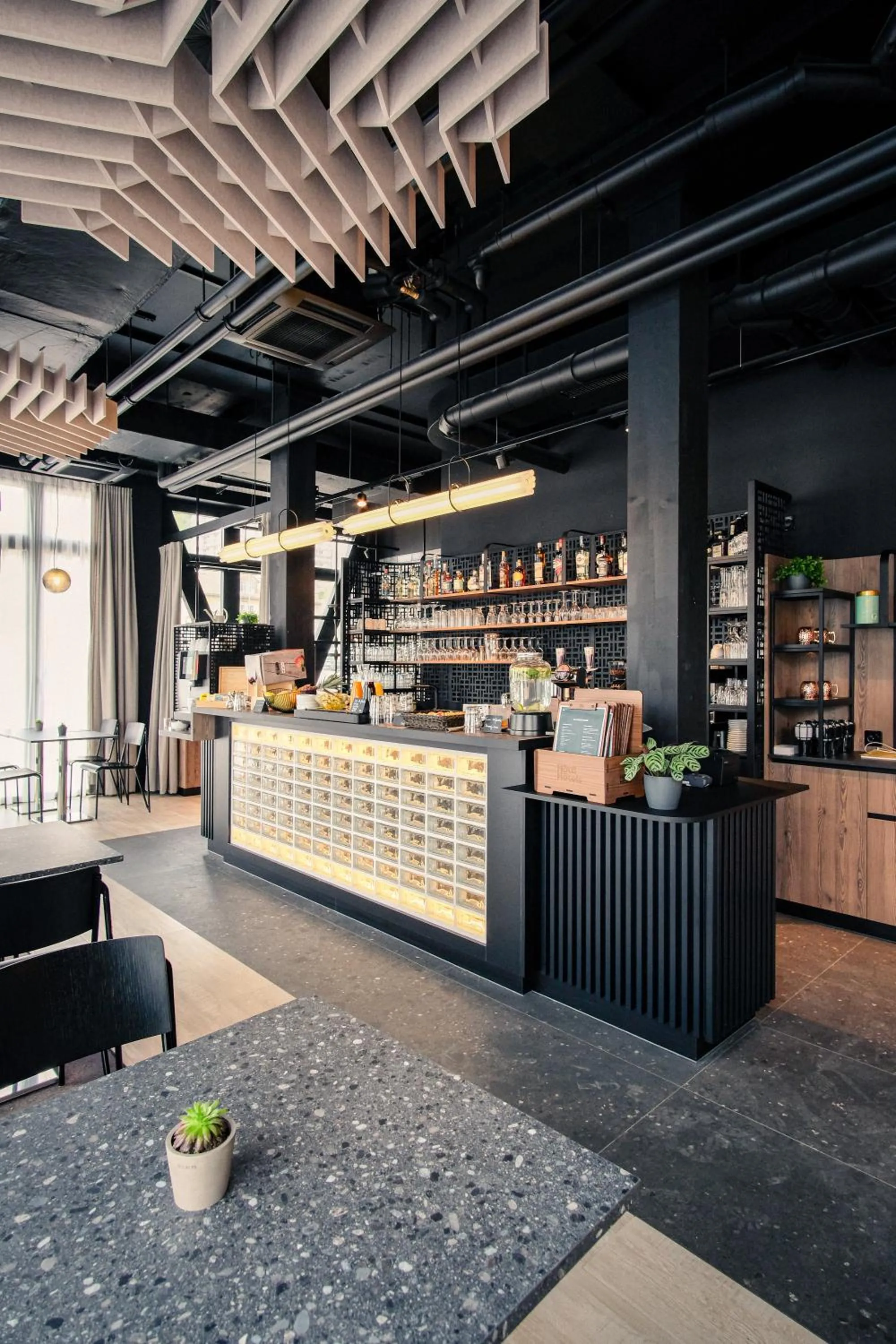 Lounge or bar in Hota Hotel Saint-Imier