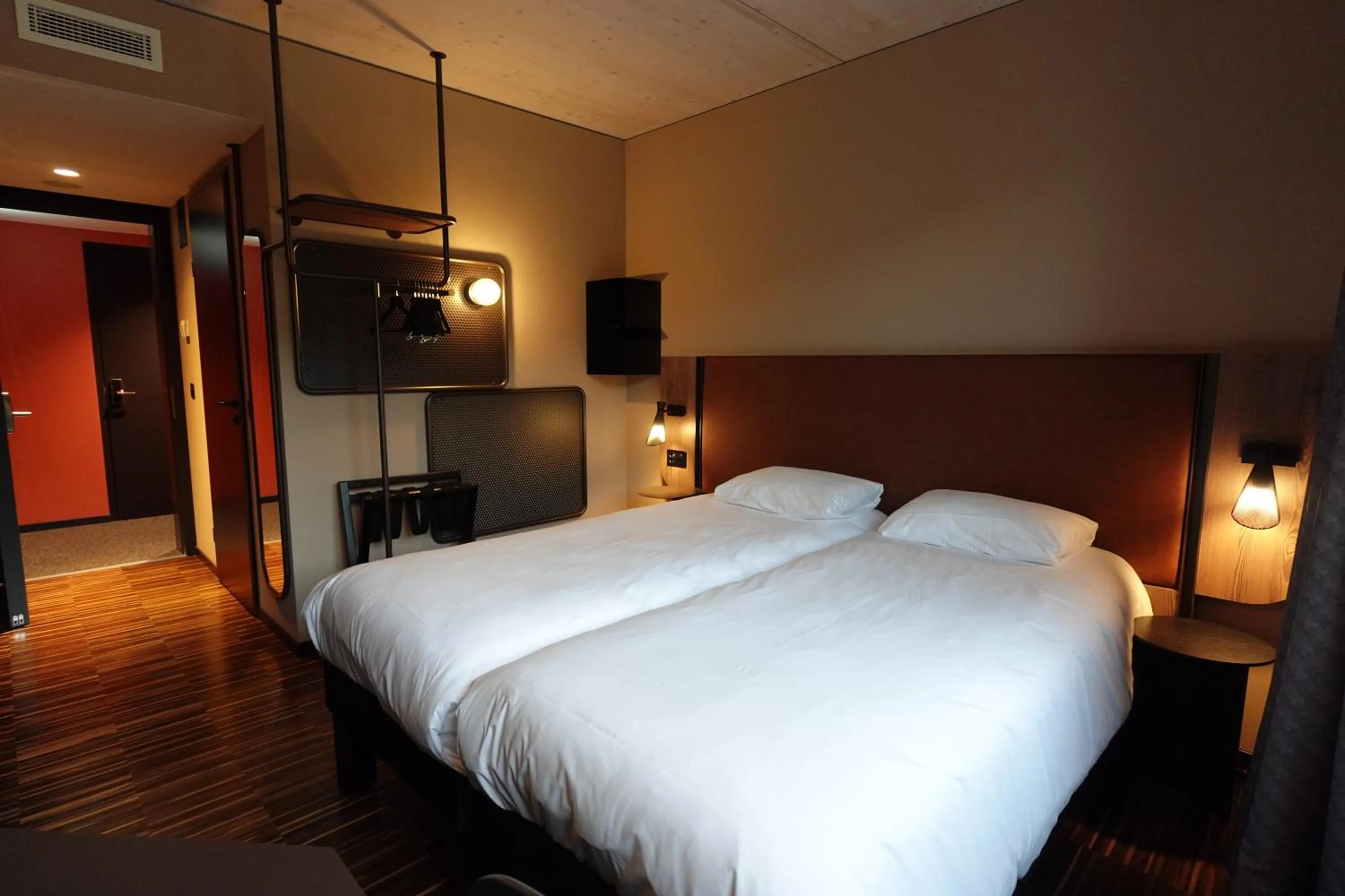 Bed in Hota Hotel Saint-Imier