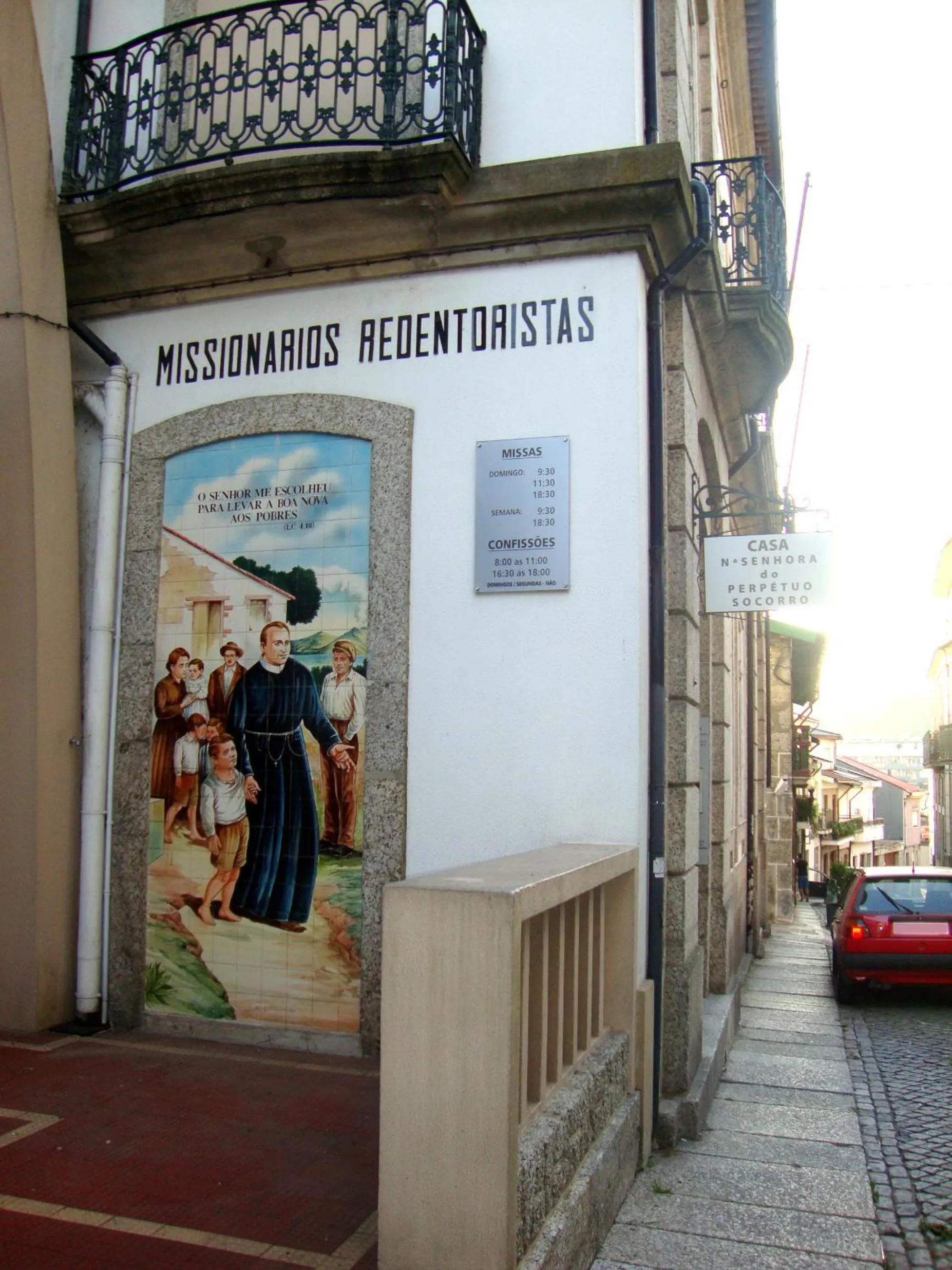 Facade/entrance in Casa de Retiros N. S. Perpetuo Socorro