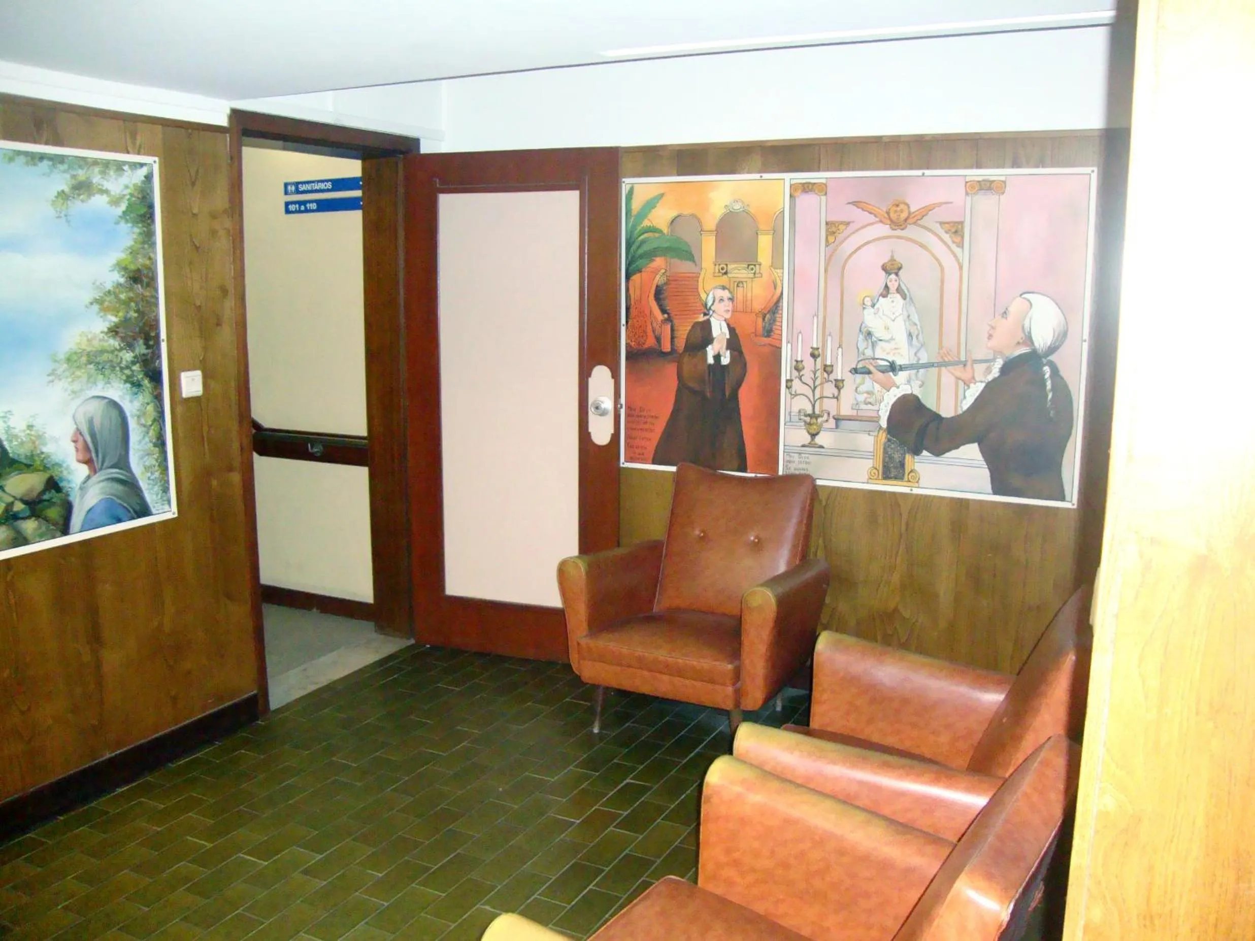 Lobby or reception in Casa de Retiros N. S. Perpetuo Socorro