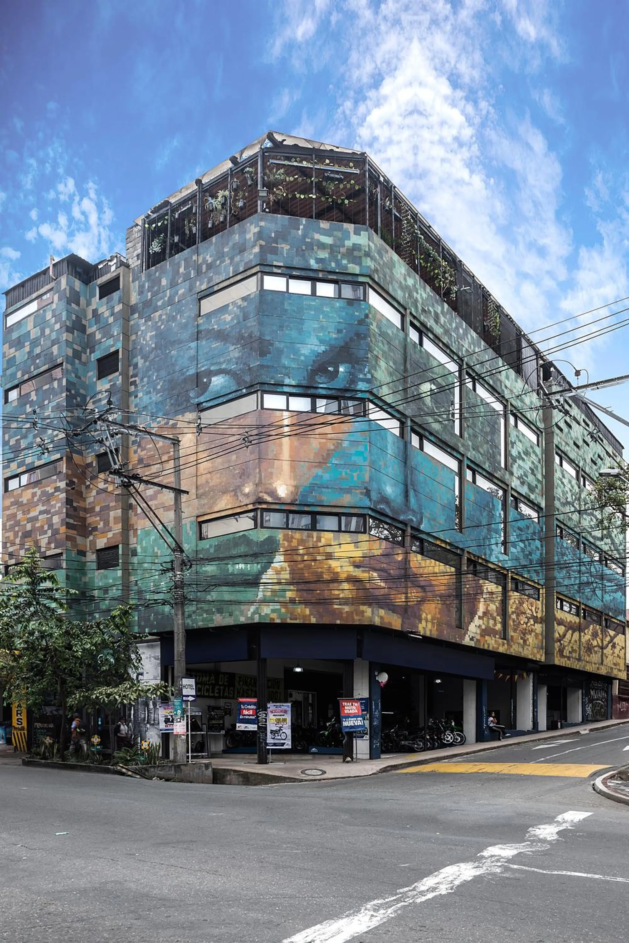 Facade/entrance, Property Building in Hotel Galeria Medellin