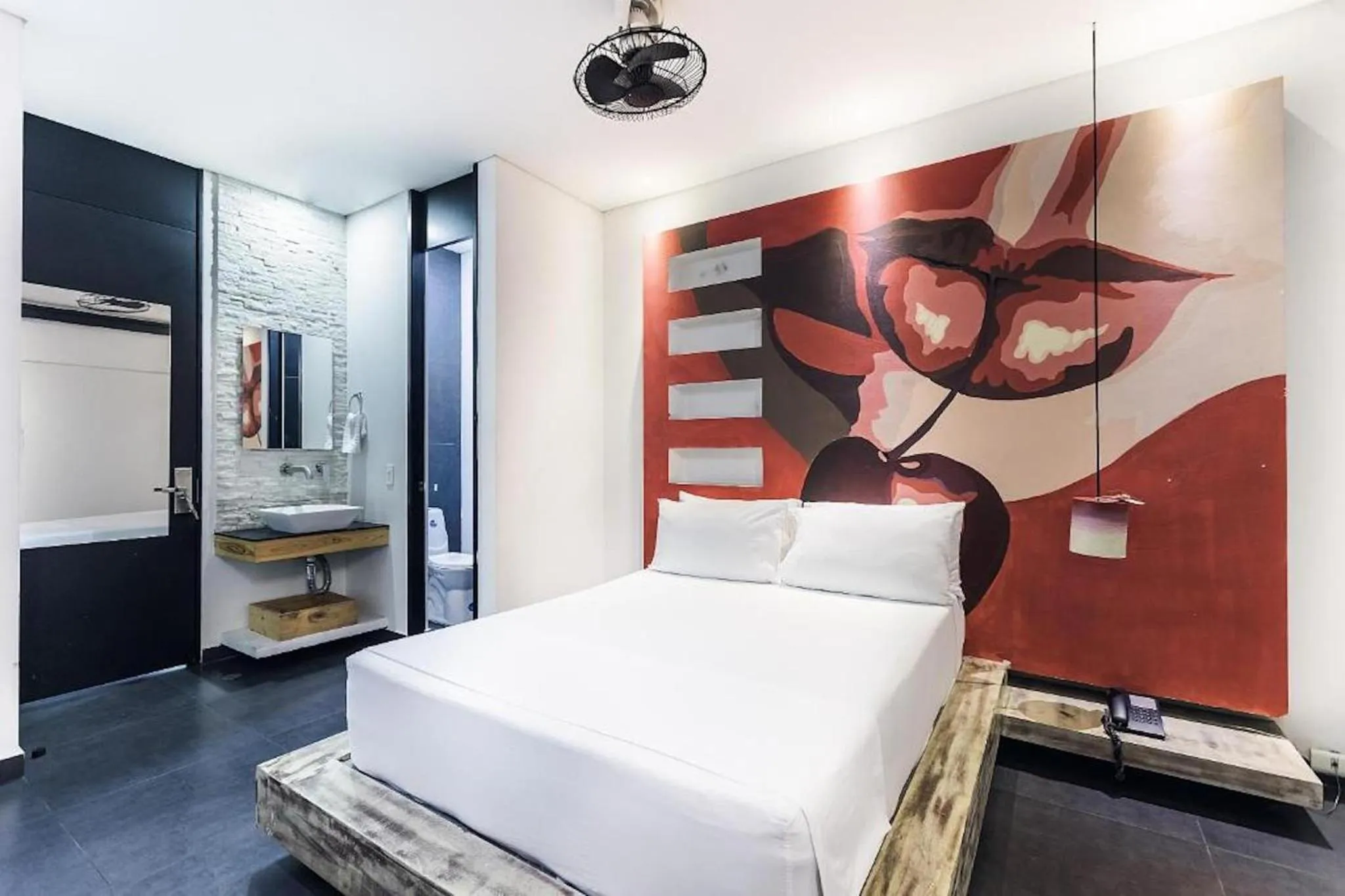 Bed in Hotel Galeria Medellin