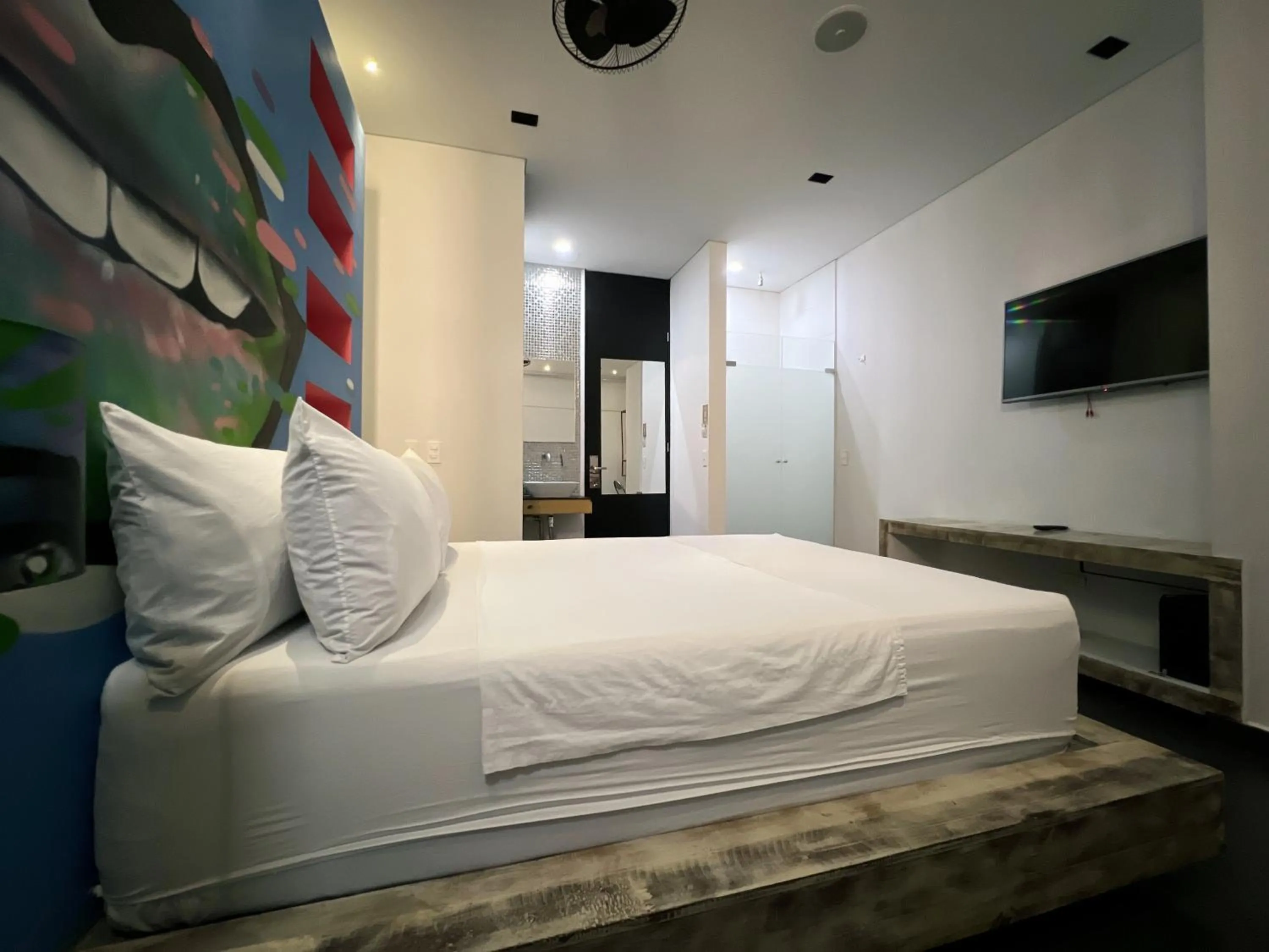 Bed in Hotel Galeria Medellin