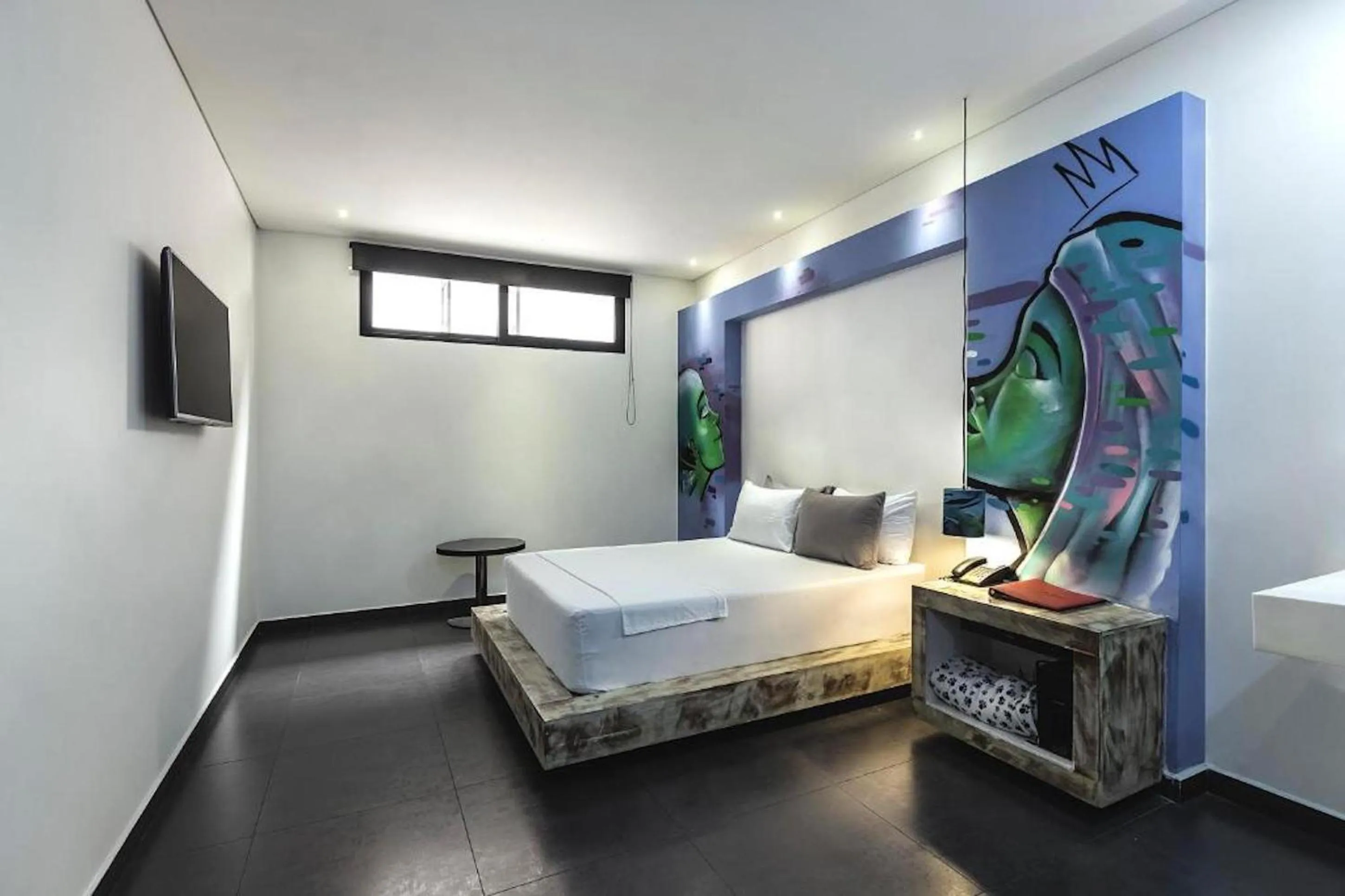 Photo of the whole room, Bed in Hotel Galeria Medellin