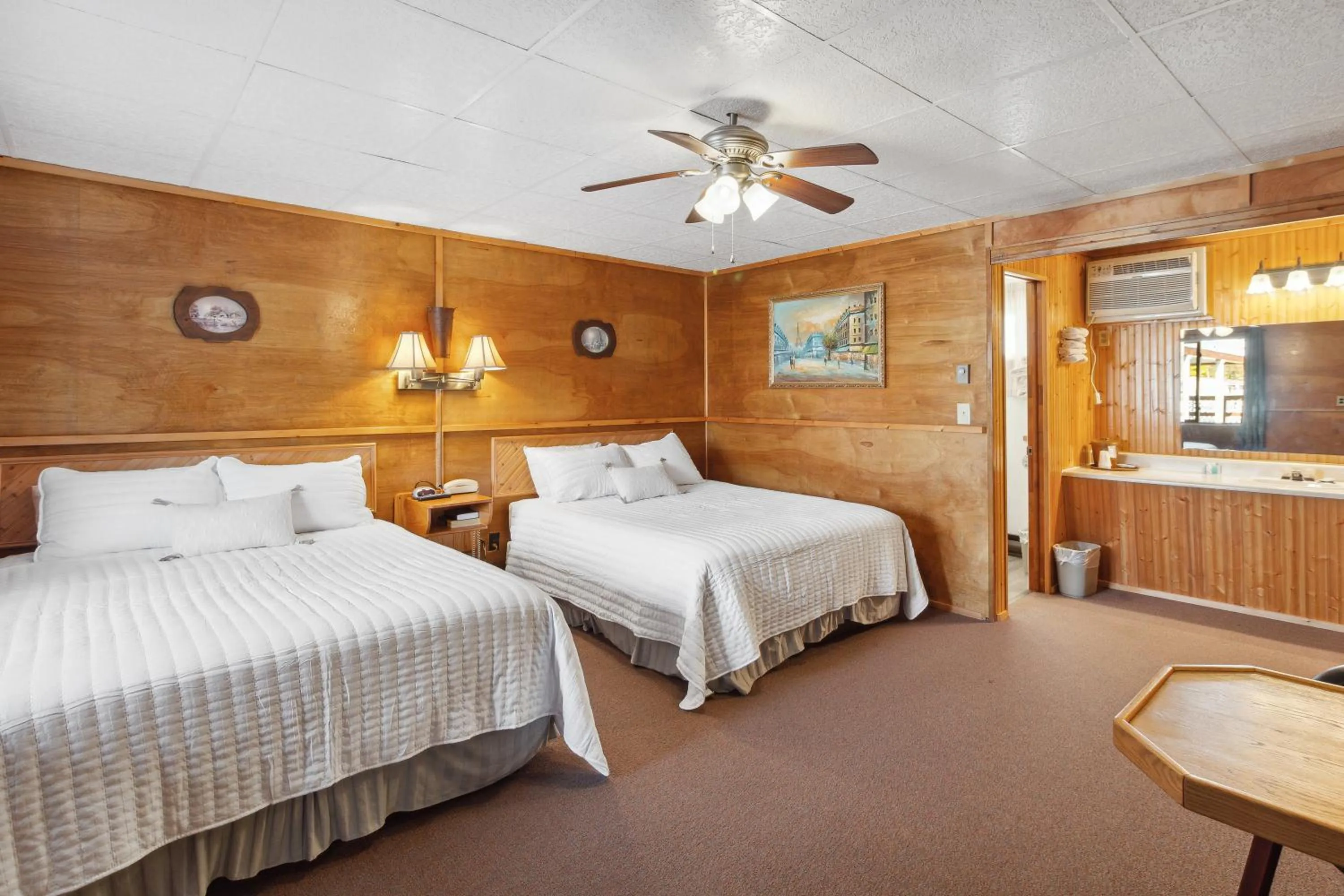 Bedroom in Vindel Motel