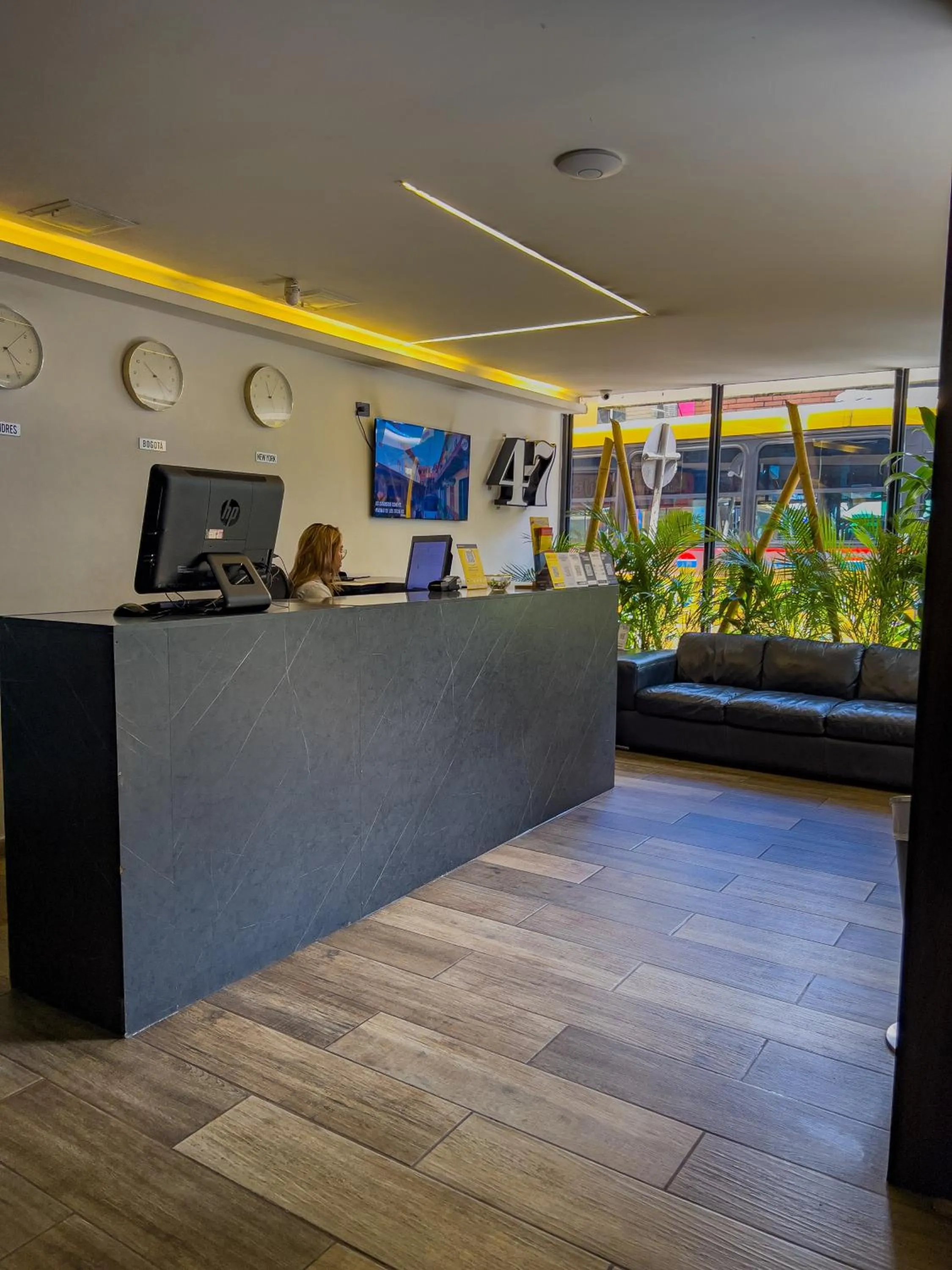 Living room in Hotel 47 Medellin Center