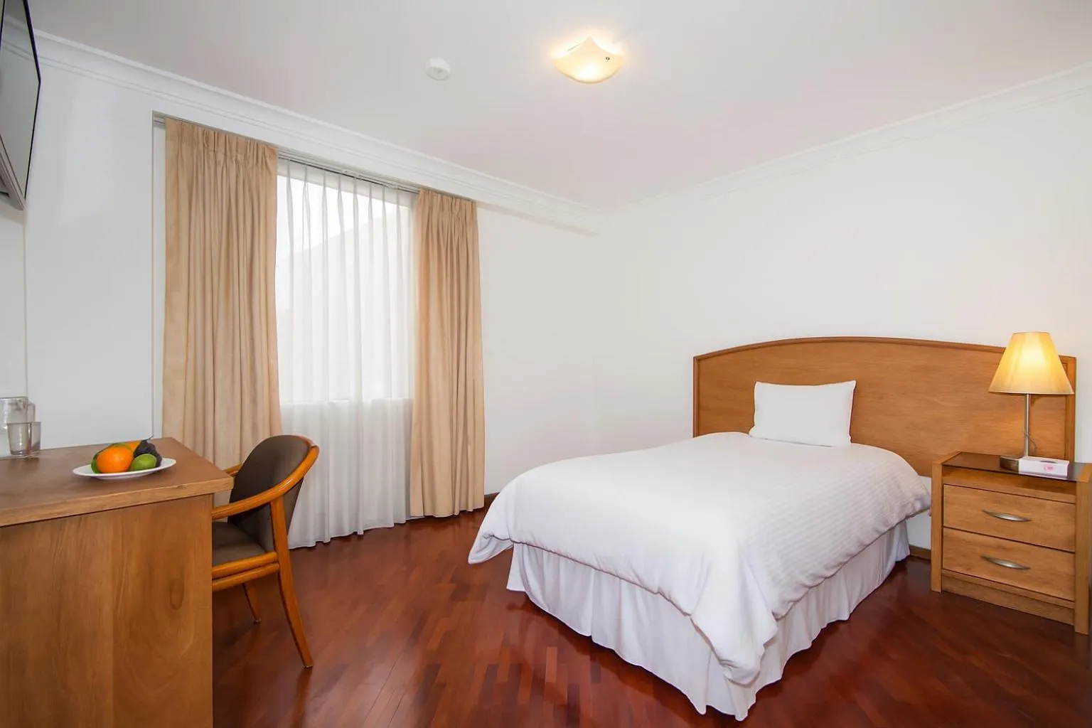 Bed in Hotel Tourblanche