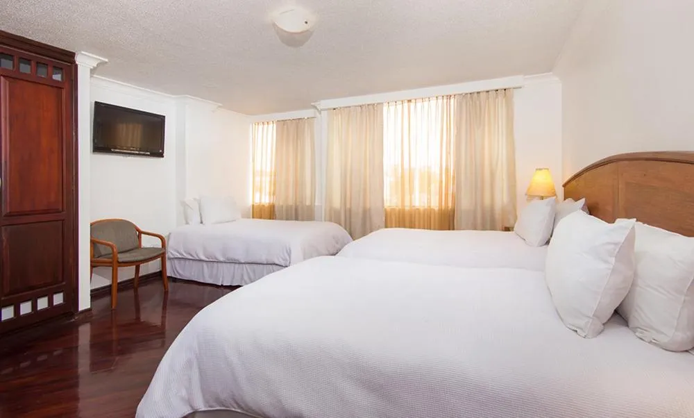 Bed in Hotel Tourblanche