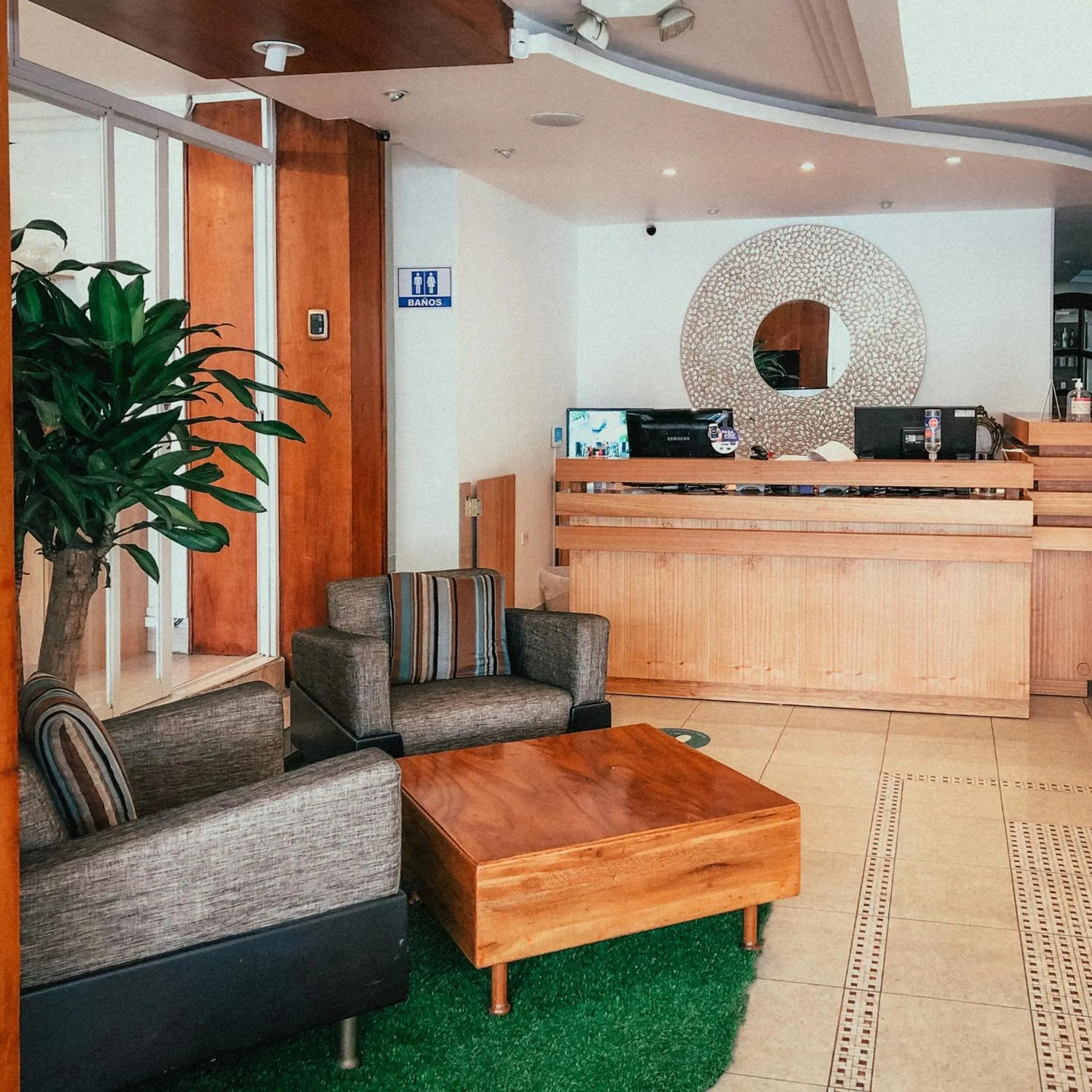 Lobby or reception in Hotel Tourblanche