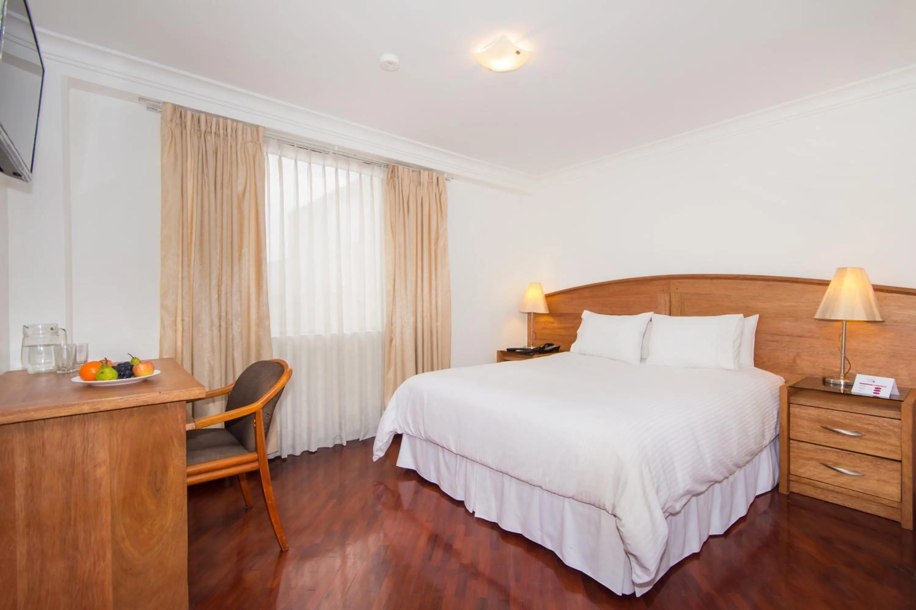 Bed in Hotel Tourblanche