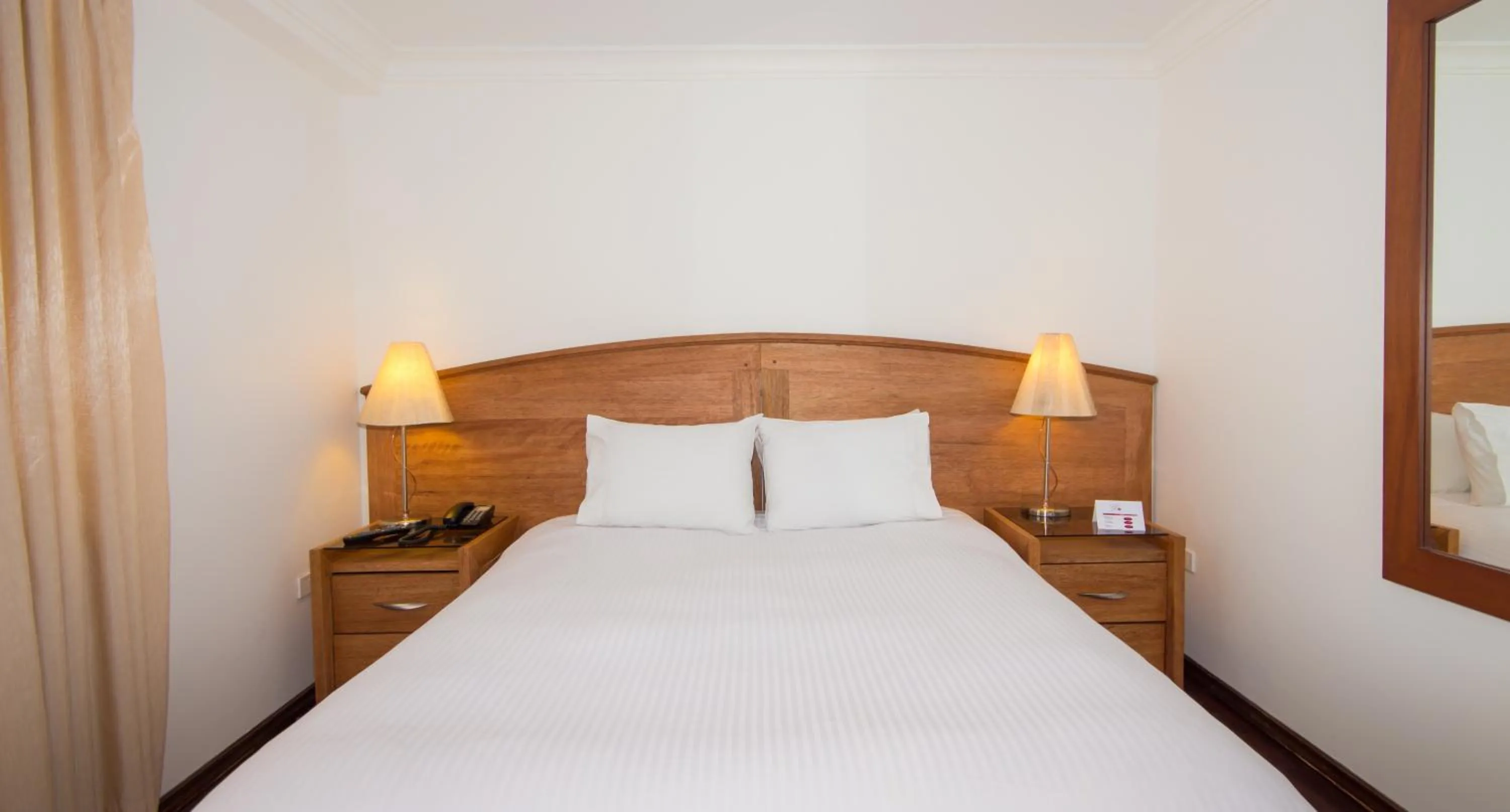 Bed in Hotel Tourblanche